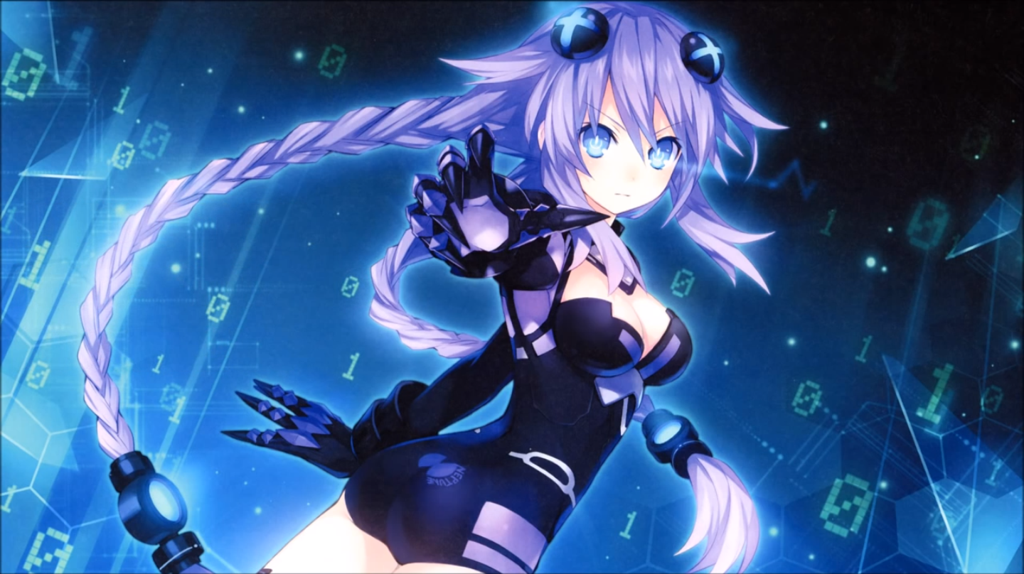 Purple Heart from Hyperdimension Neptunia HD Wallpaper