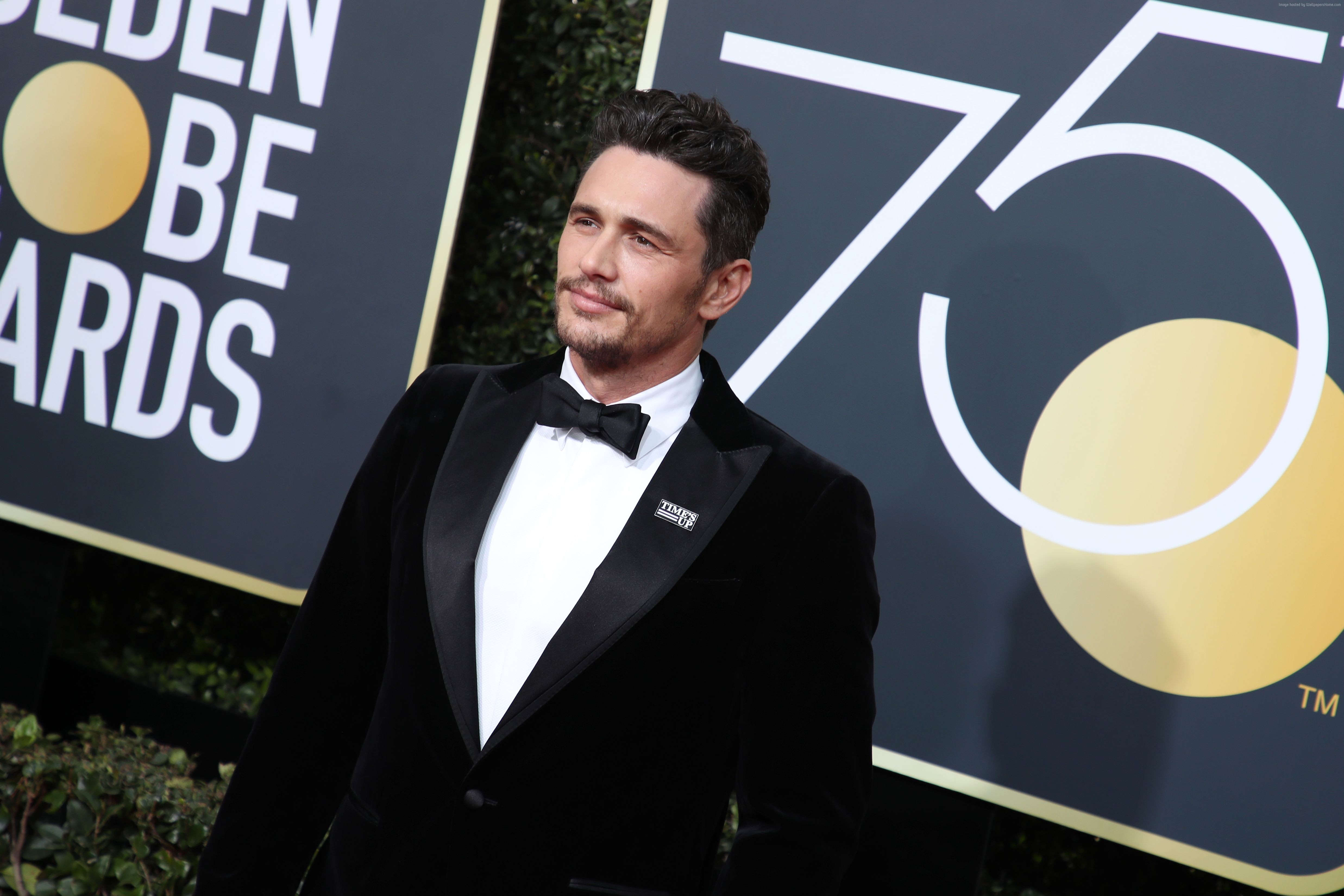 James Franco at the Golden Globes 2018 4K HD Wallpaper