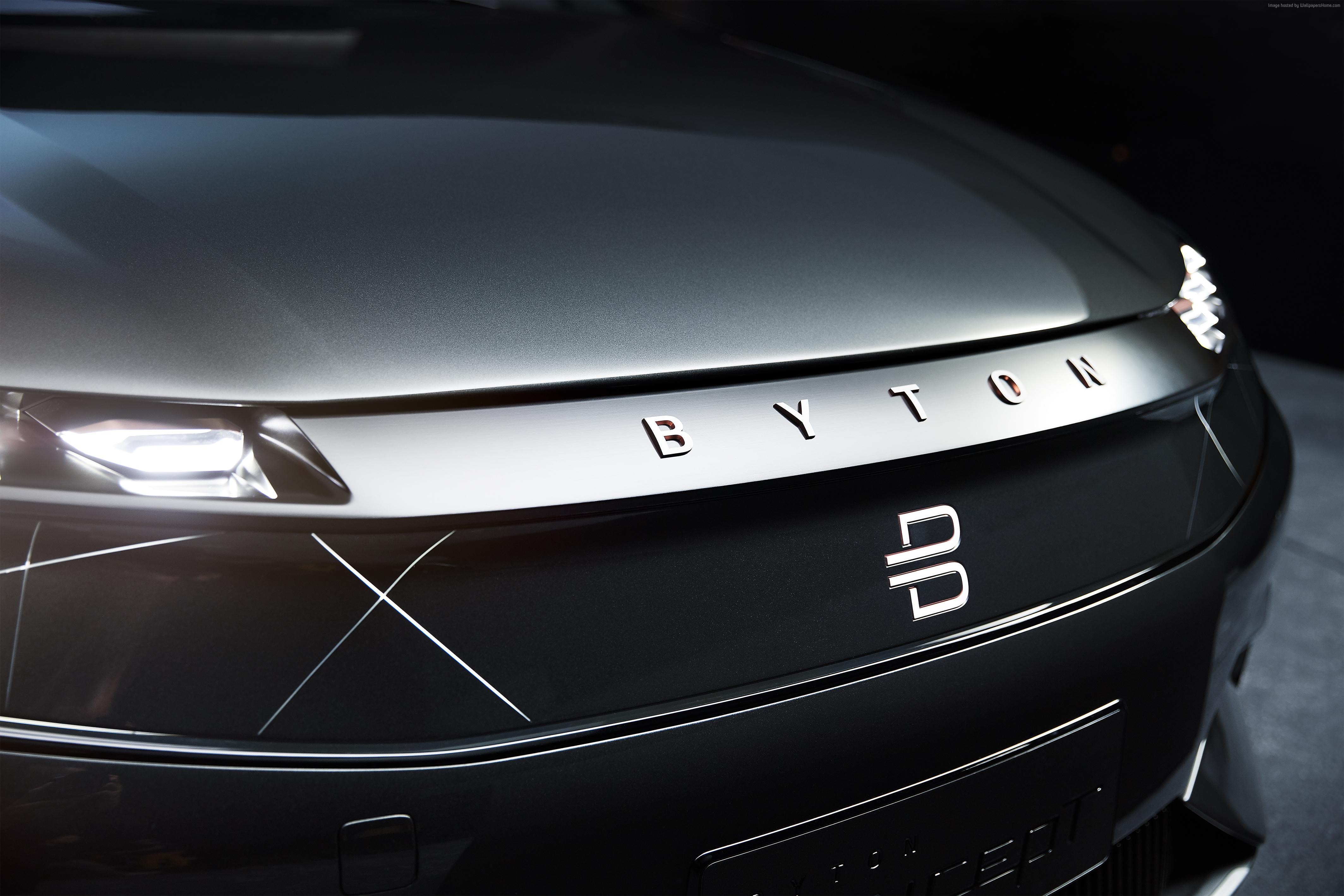 4K Byton electric car front view HD Wallpaper