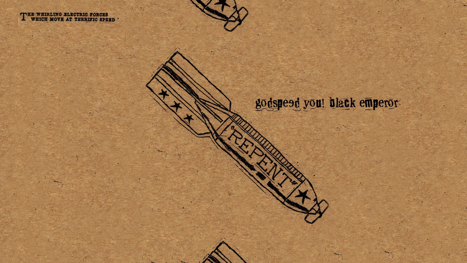 Godspeed You! Black Emperor album art with bombs HD Wallpaper