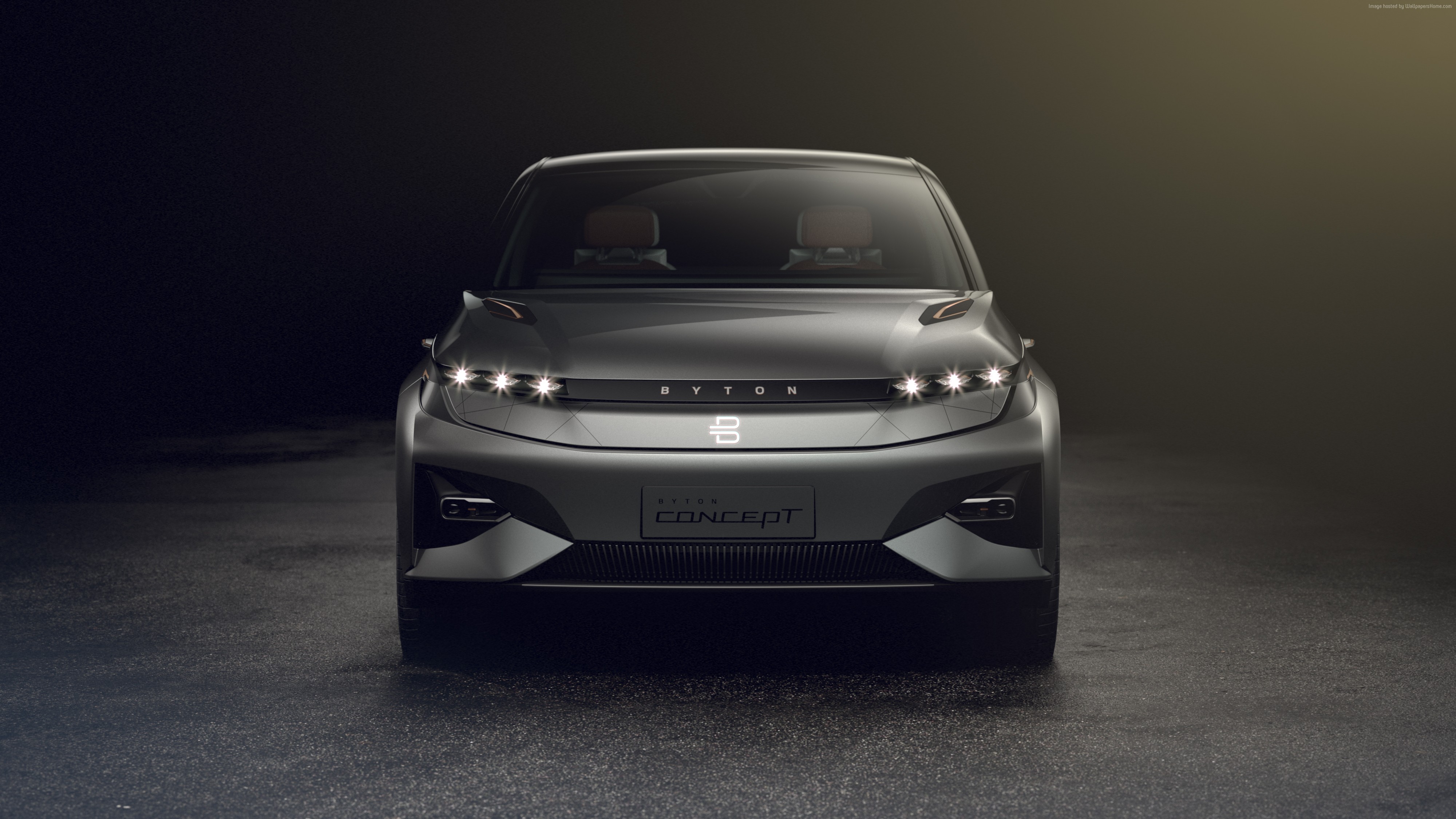 Byton Concept electric car 4K HD Wallpaper