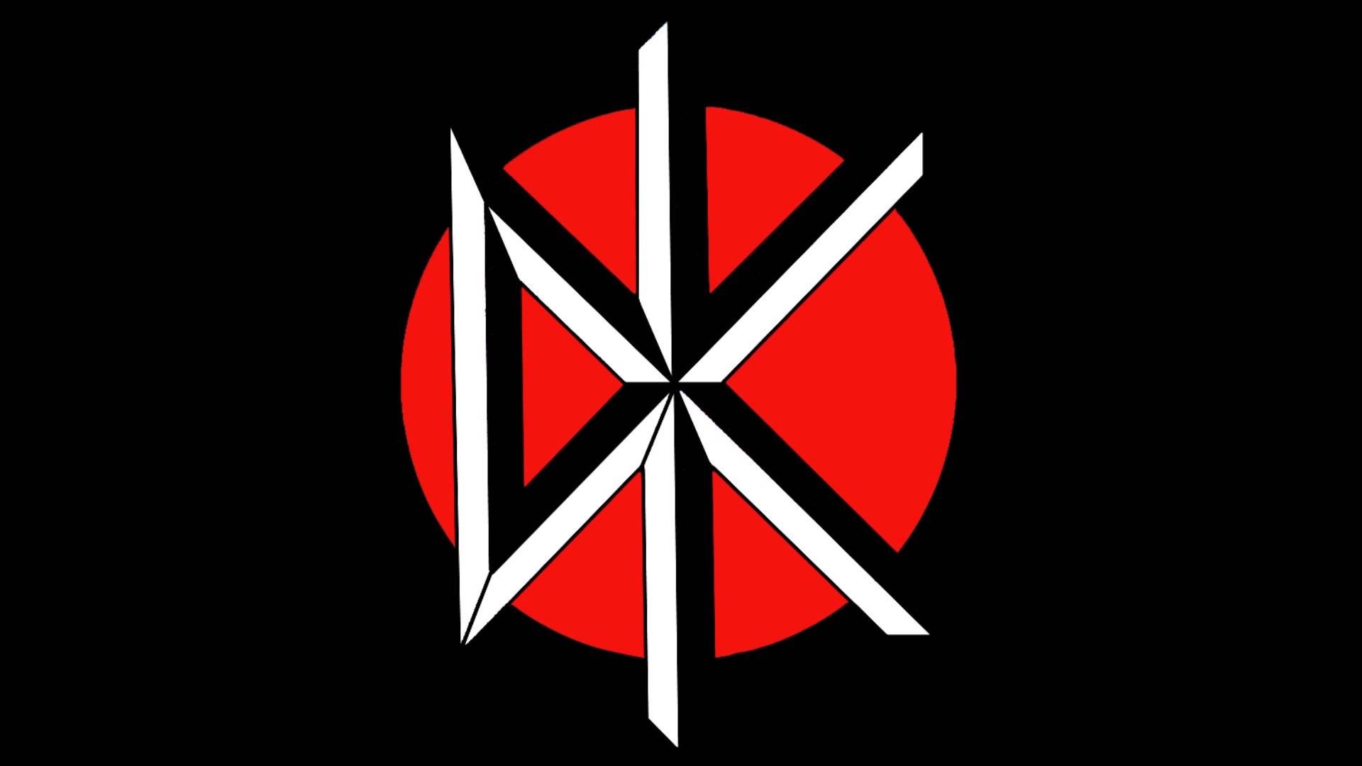 Dead Kennedys logo on black background HD Wallpaper