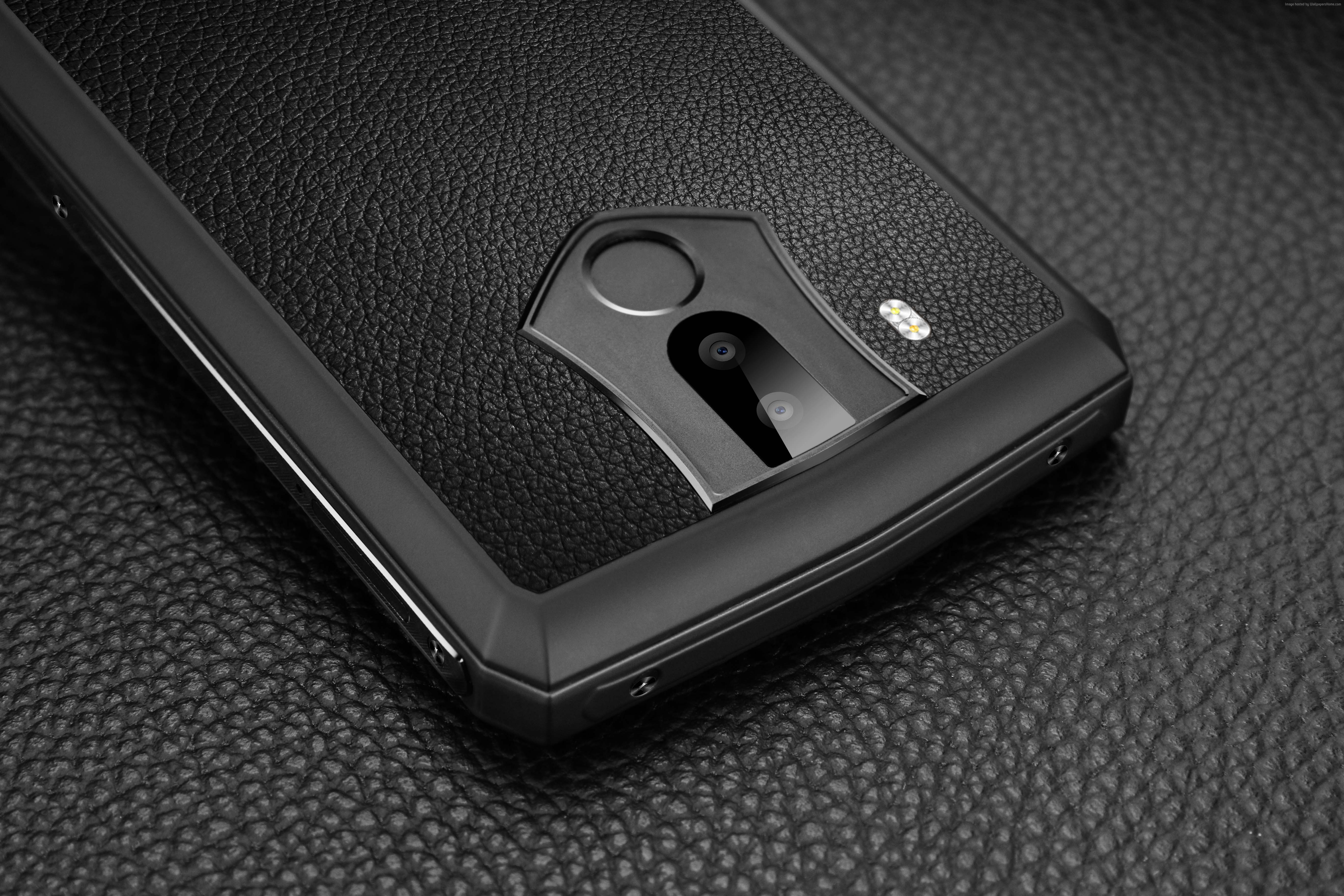 OUKITEL K10 smartphone rear detail HD Wallpaper