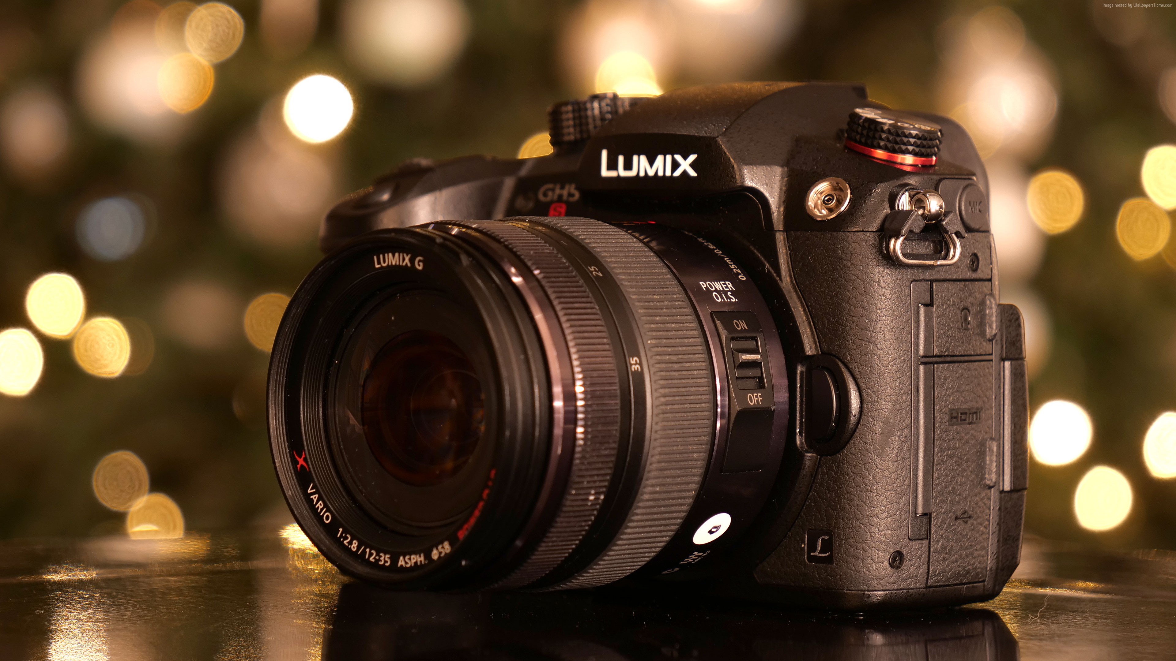 Panasonic Lumix GH5 Camera with Vario Lens HD Wallpaper