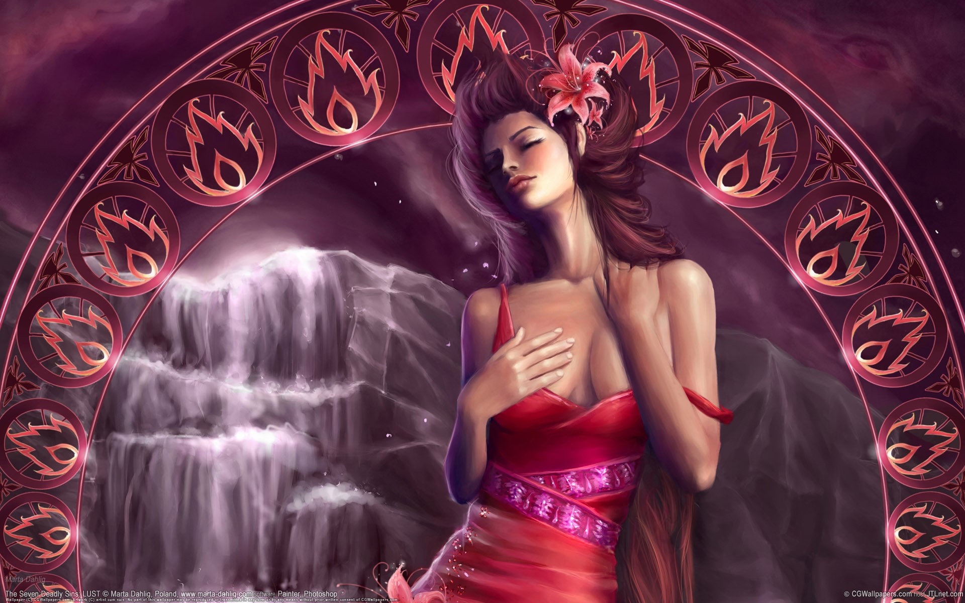 The Seven Deadly Sins: Lust artwork HD Wallpaper