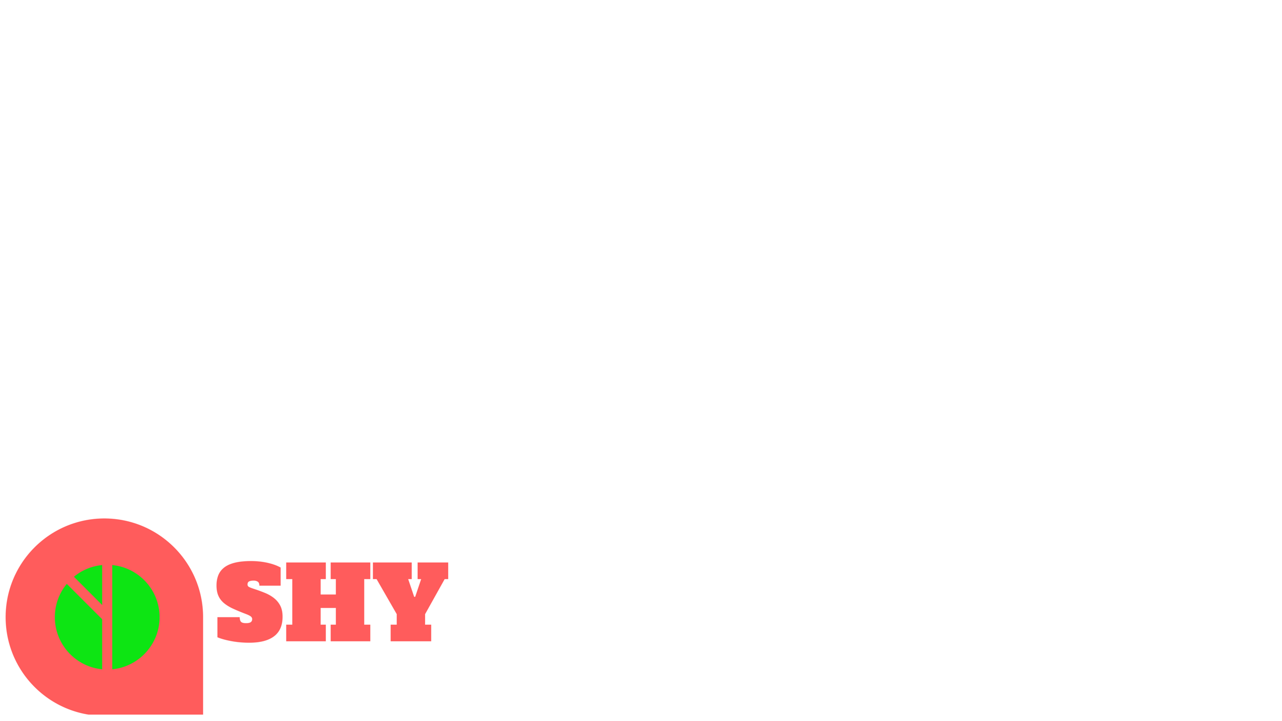 SHY logo with abstract tree icon HD Wallpaper