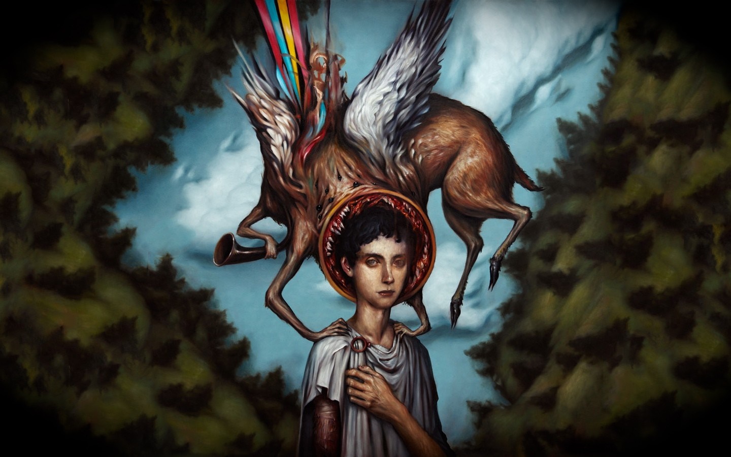 Circa Survive album cover art HD Wallpaper