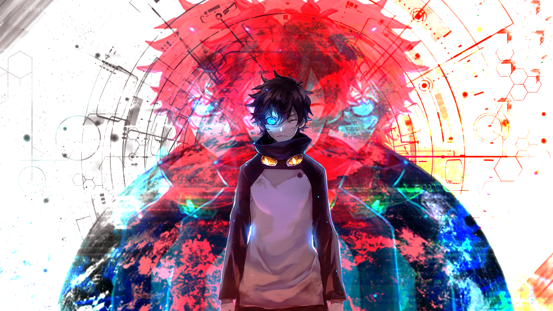 Leonardo Watch in Psychedelic Kekkai Sensen Art HD Wallpaper