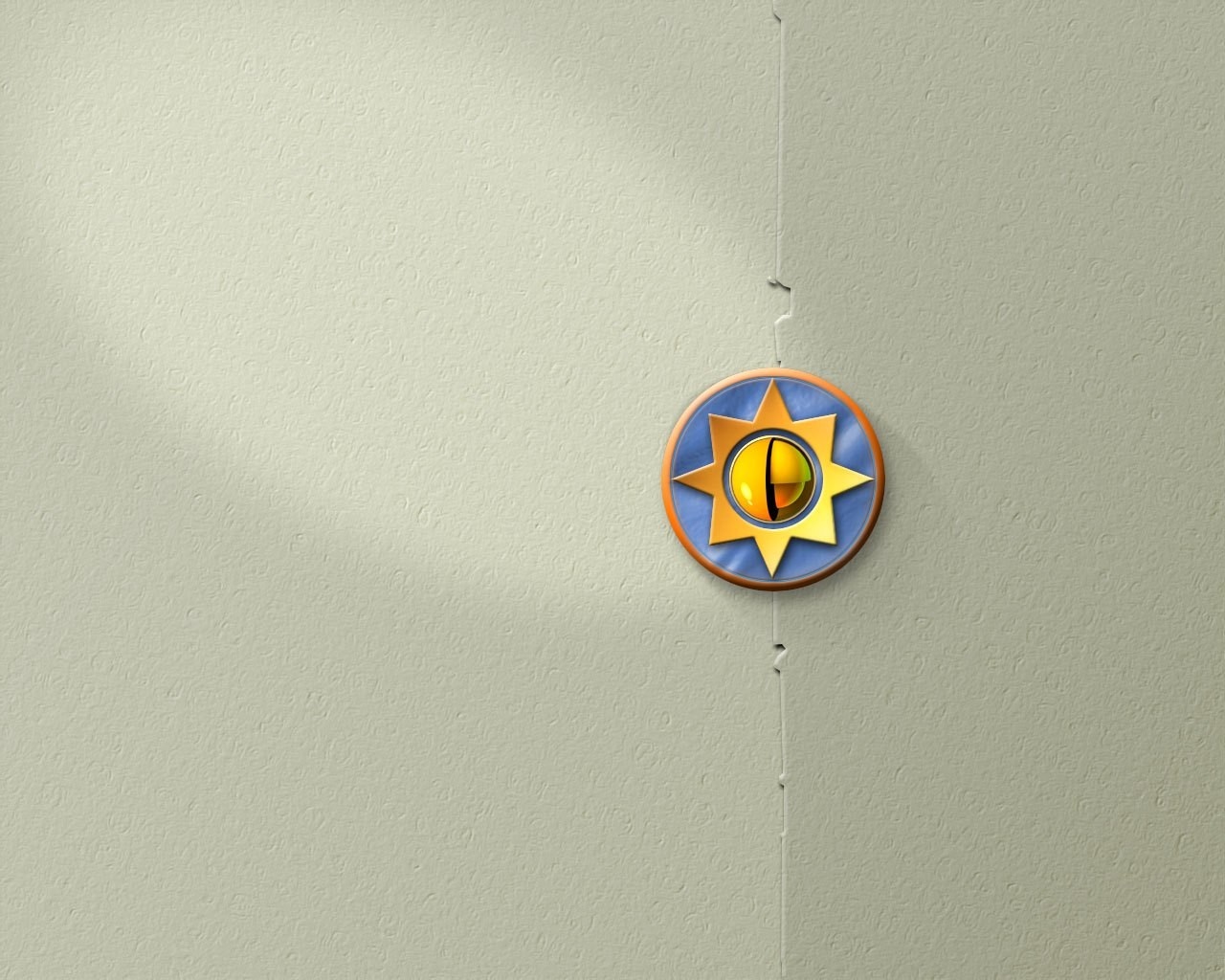 QNX Neutrino logo on a textured wall HD Wallpaper