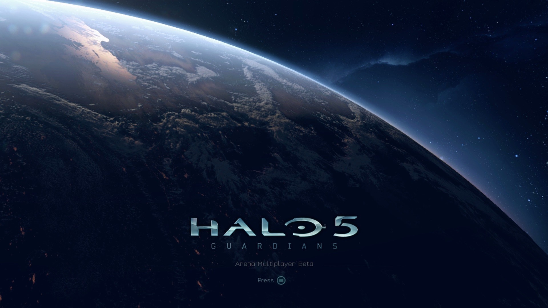 Halo 5 Guardians Arena Multiplayer Beta title screen HD Wallpaper