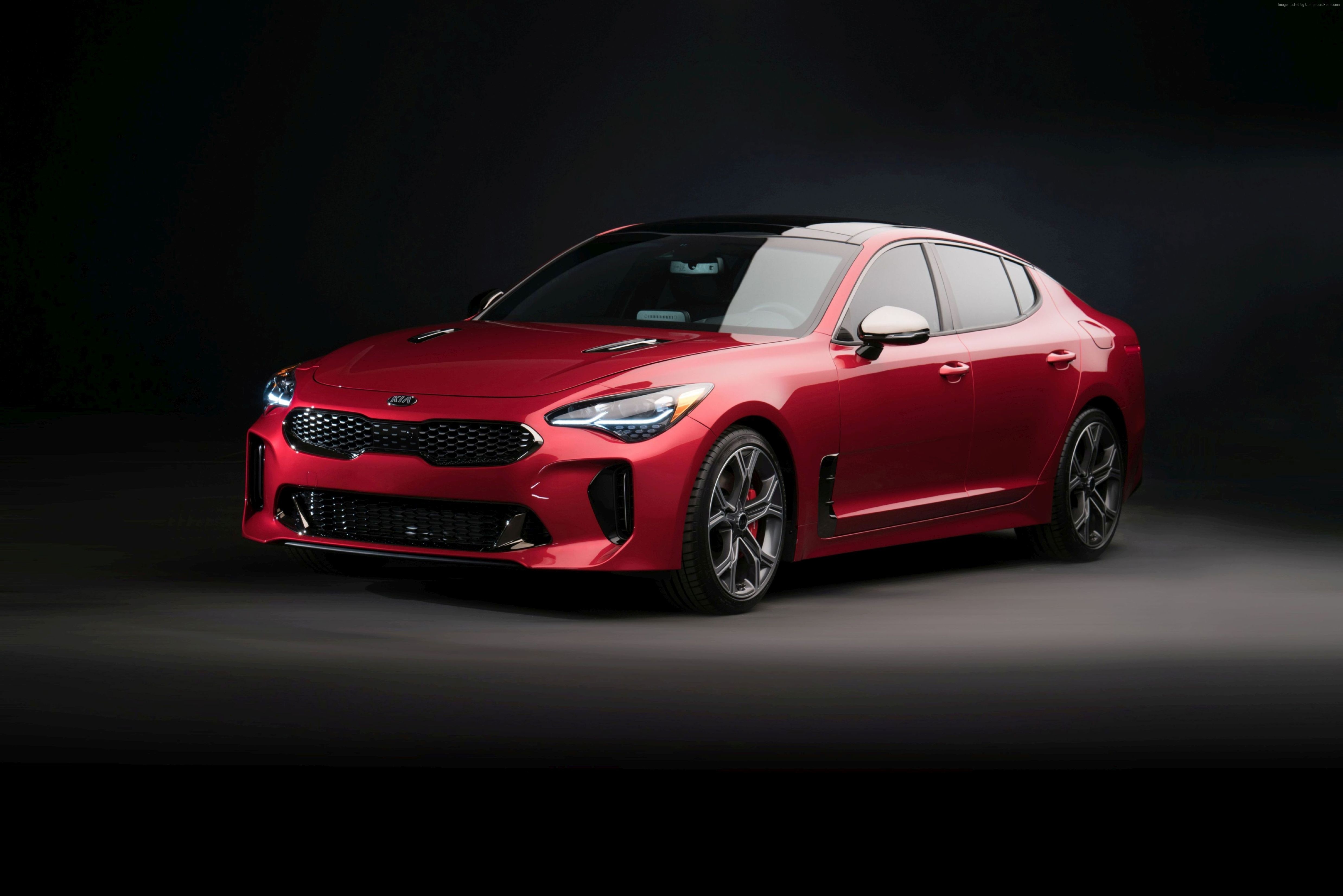 Red Kia Stinger 4K HD Wallpaper