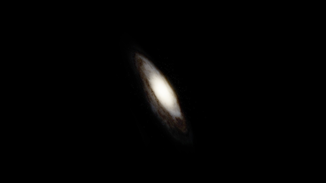 A spiral galaxy in deep space HD Wallpaper