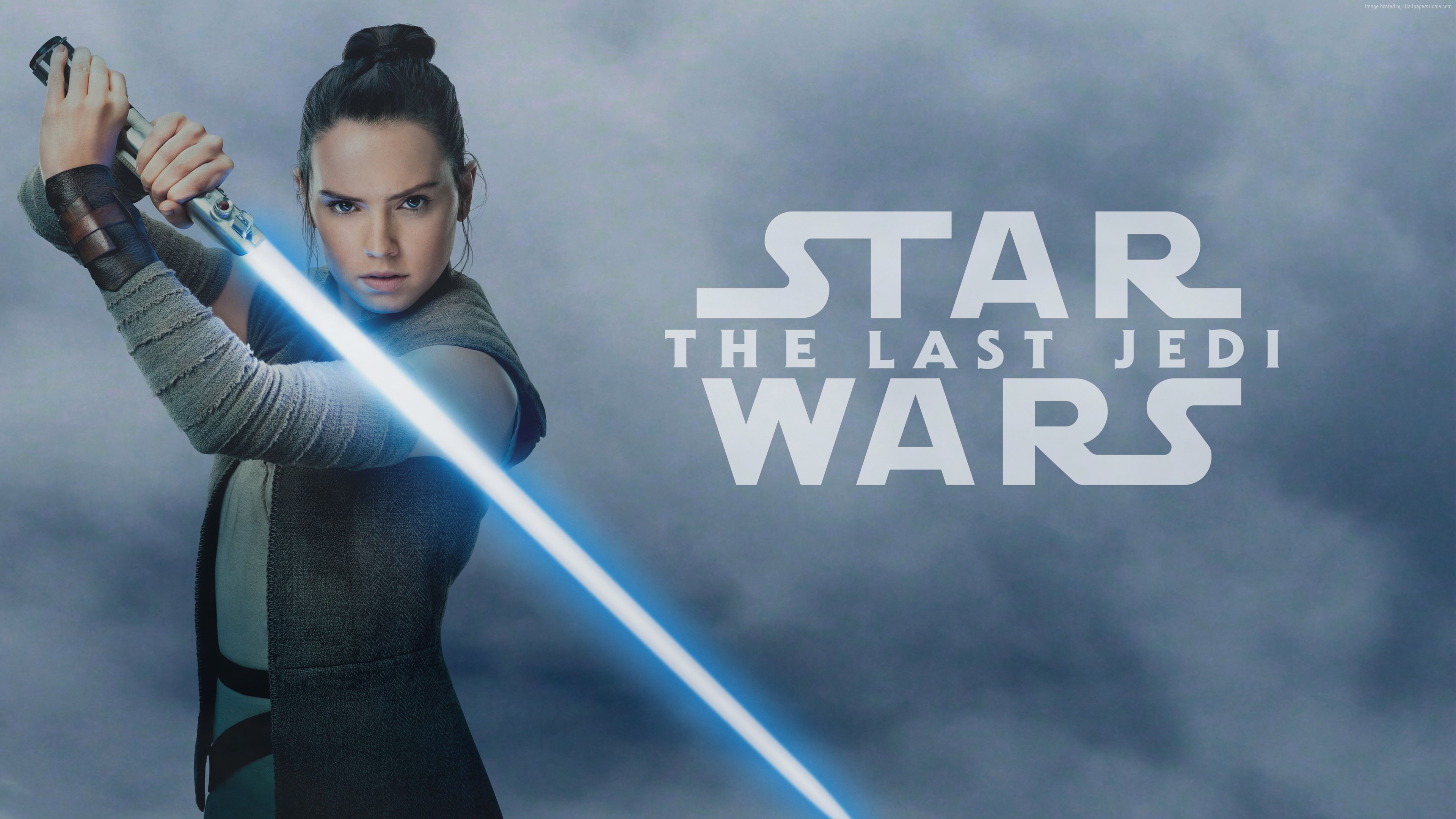 Rey from Star Wars: The Last Jedi 4K HD Wallpaper