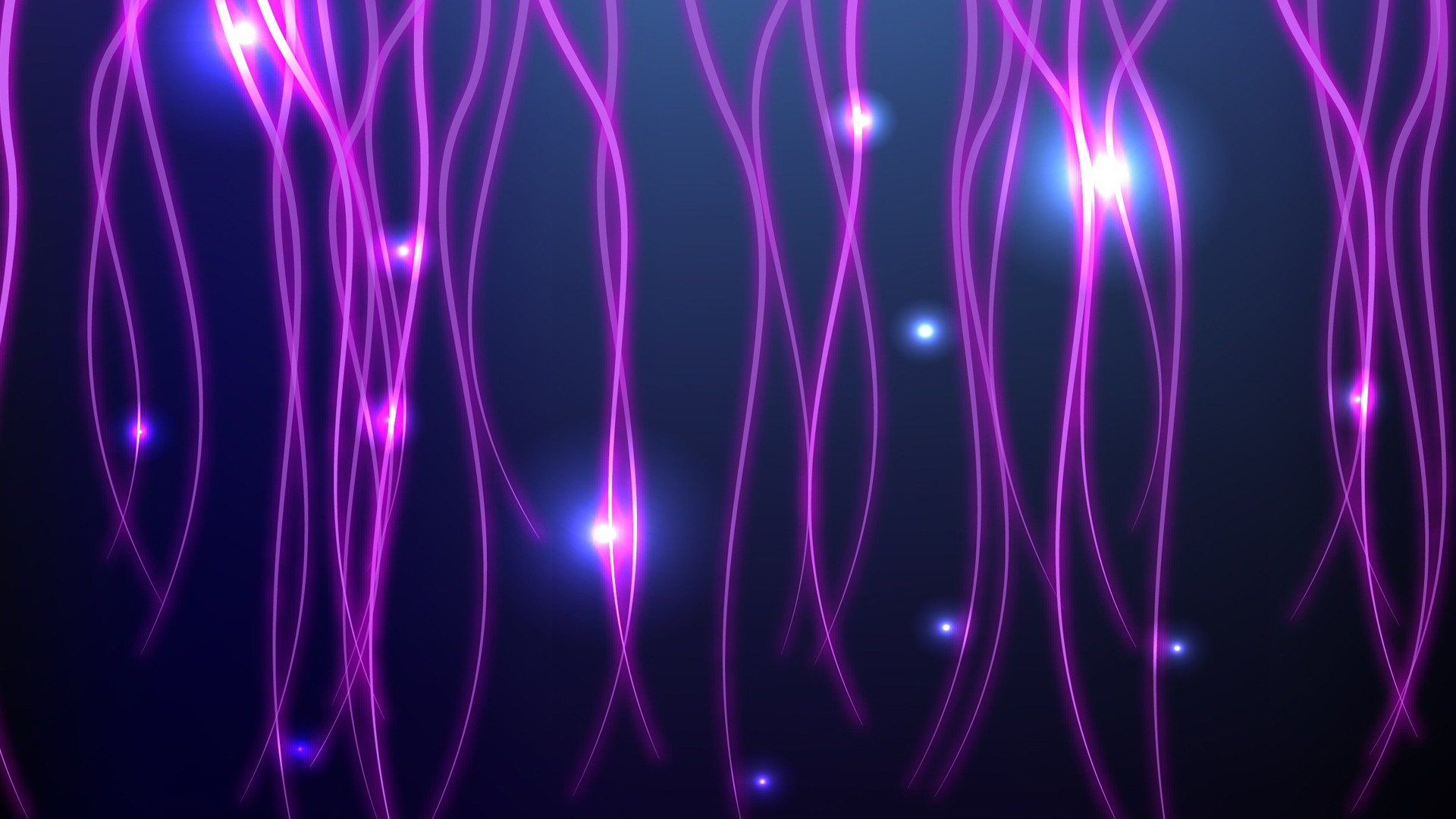 Abstract purple glowing lines with light effects HD Wallpaper