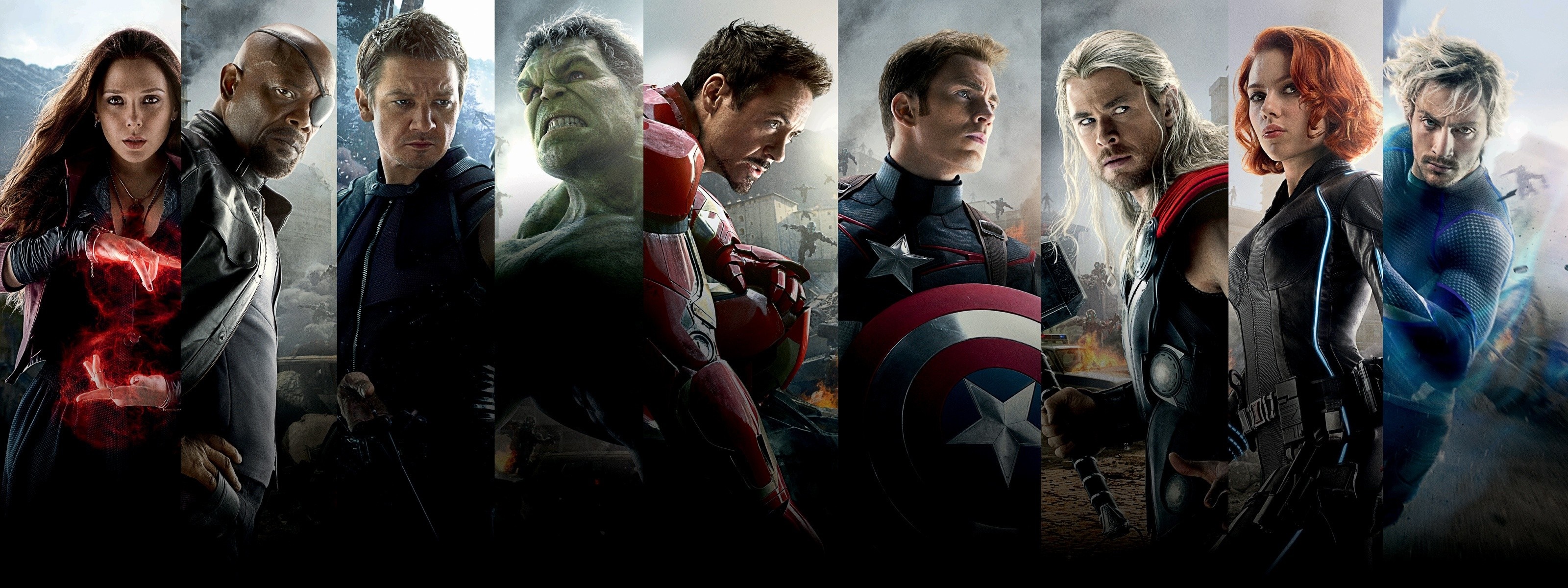 The Avengers characters montage HD Wallpaper