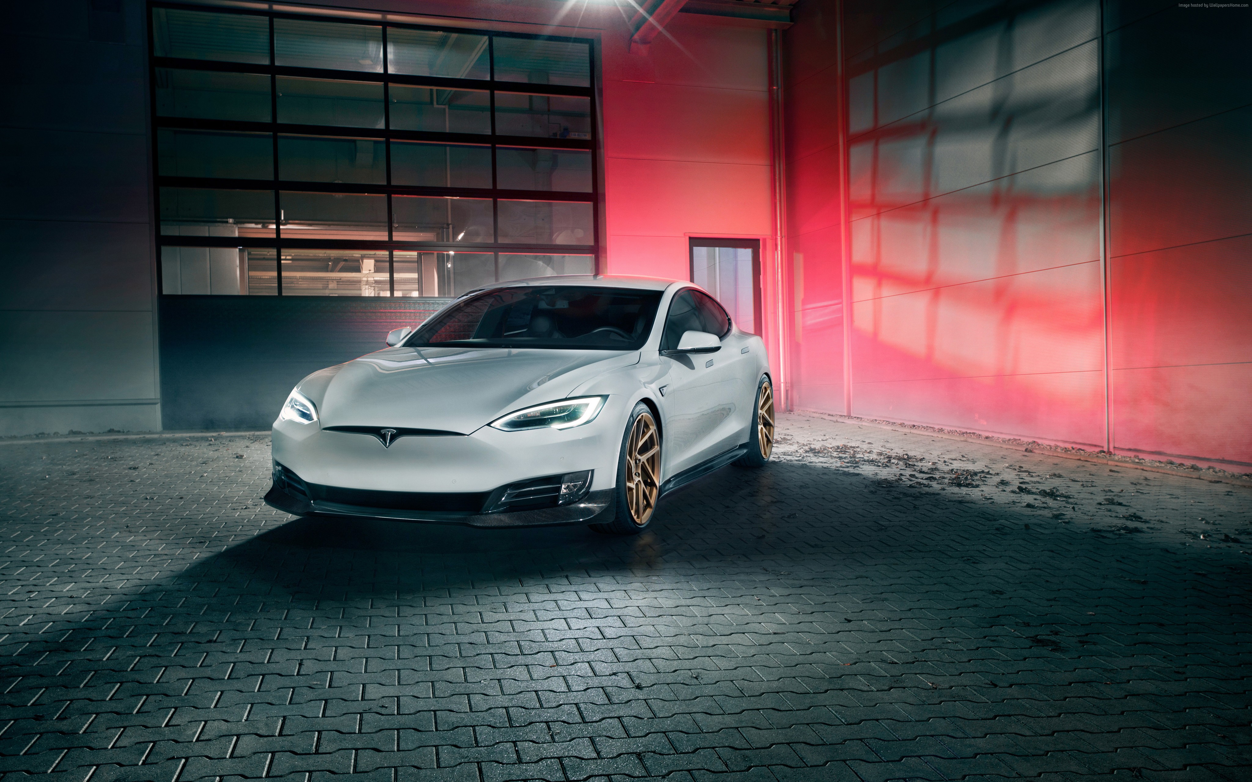 4K Tesla Model S Electric Car HD Wallpaper
