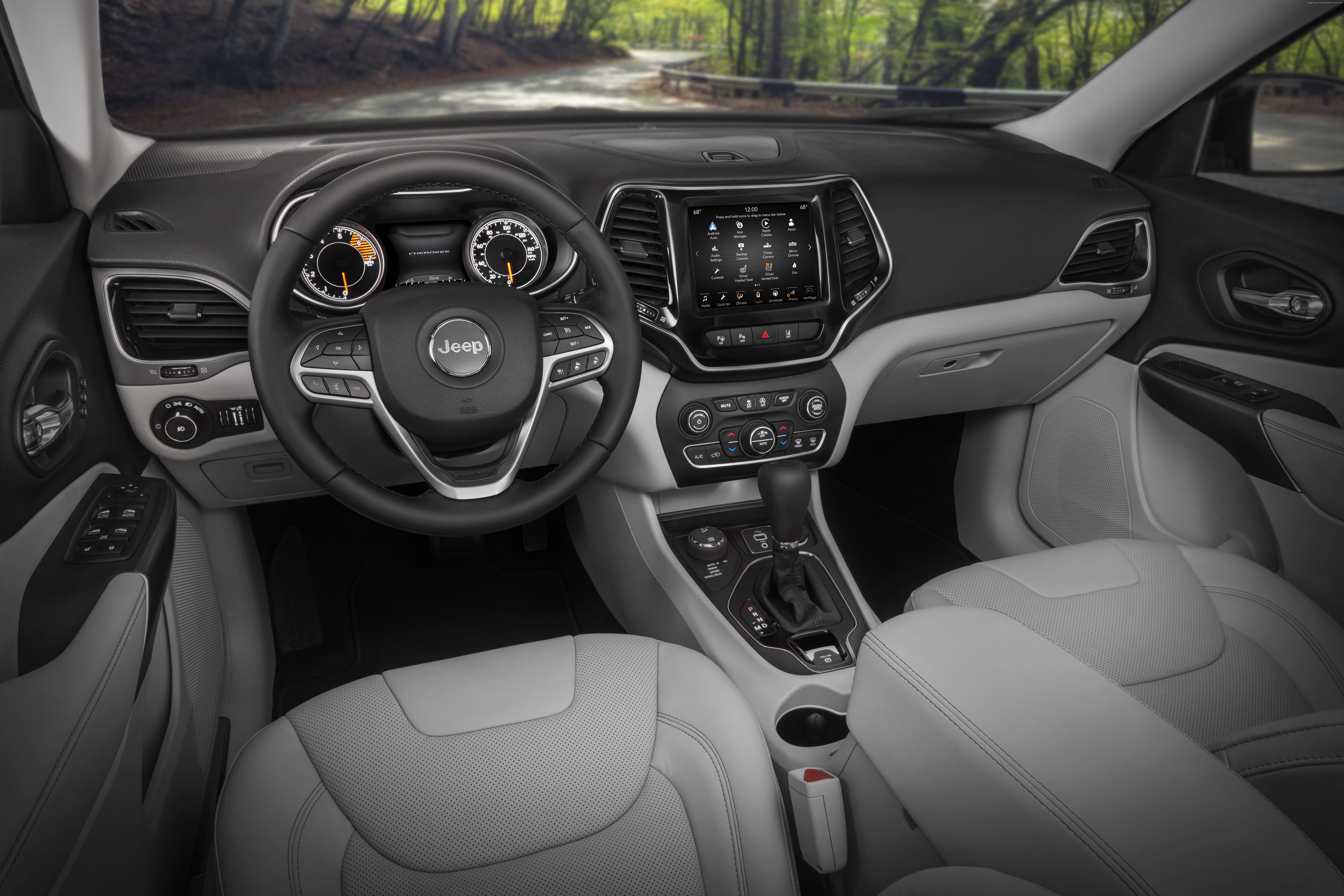 2018 Jeep Cherokee Interior HD Wallpaper