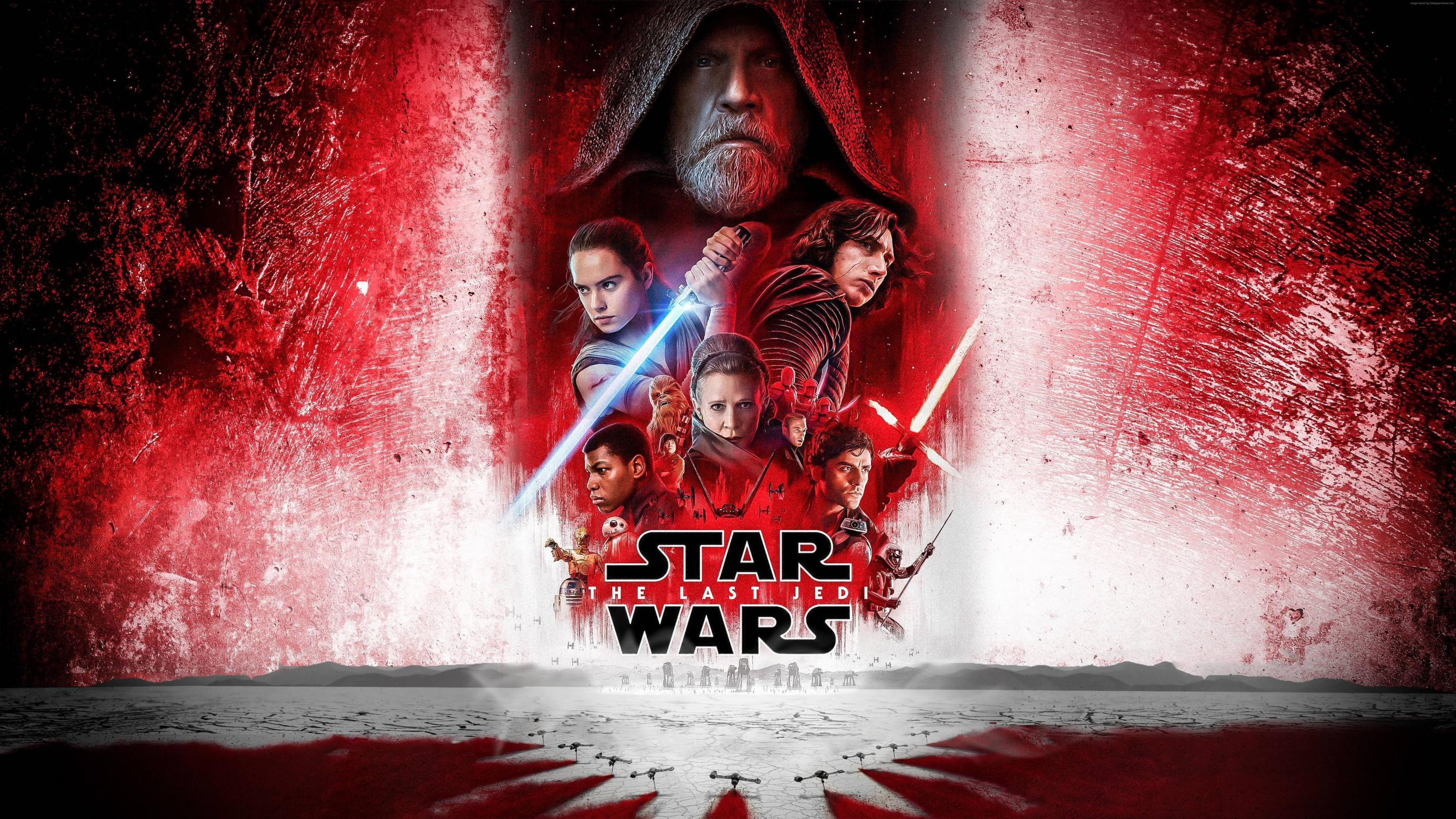 Star Wars: The Last Jedi Poster with Characters HD Wallpaper