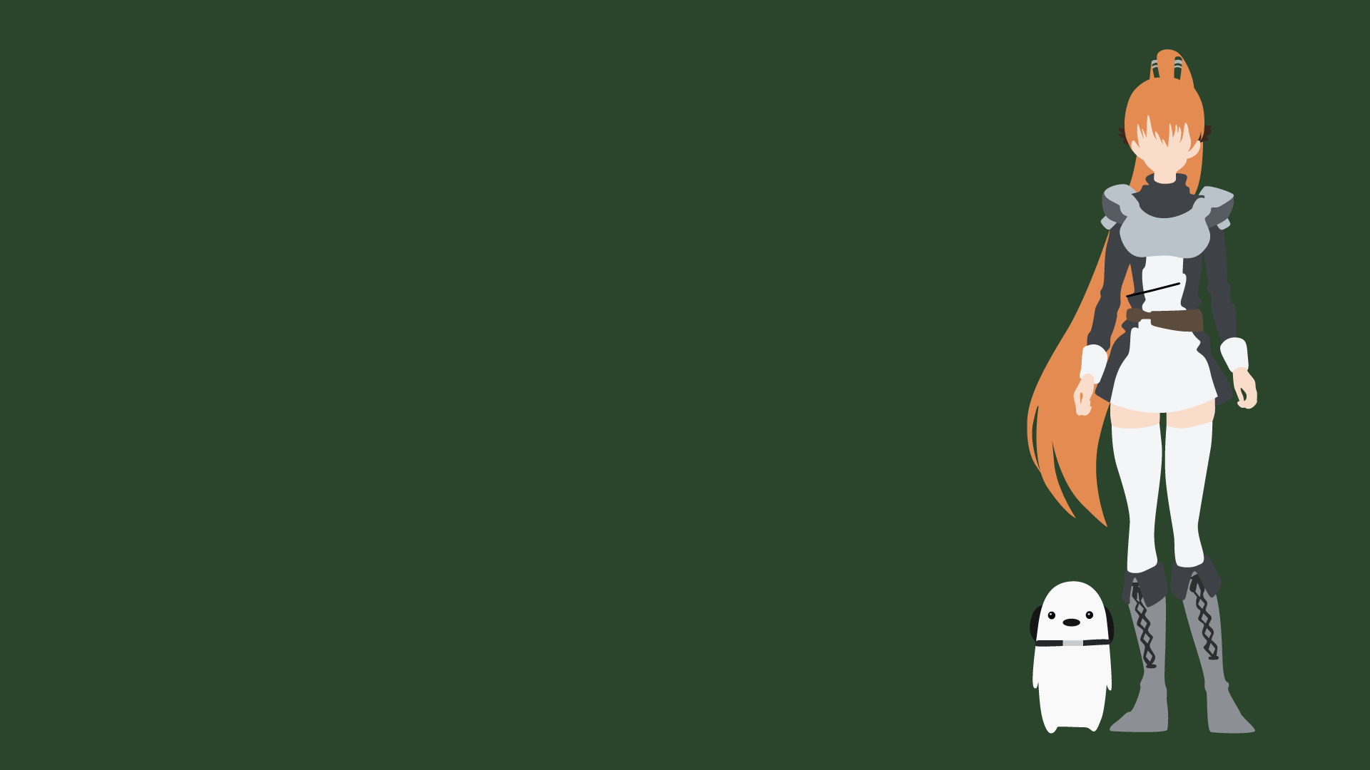 Seryuu Ubiquitous from Akame ga Kill with companion HD Wallpaper