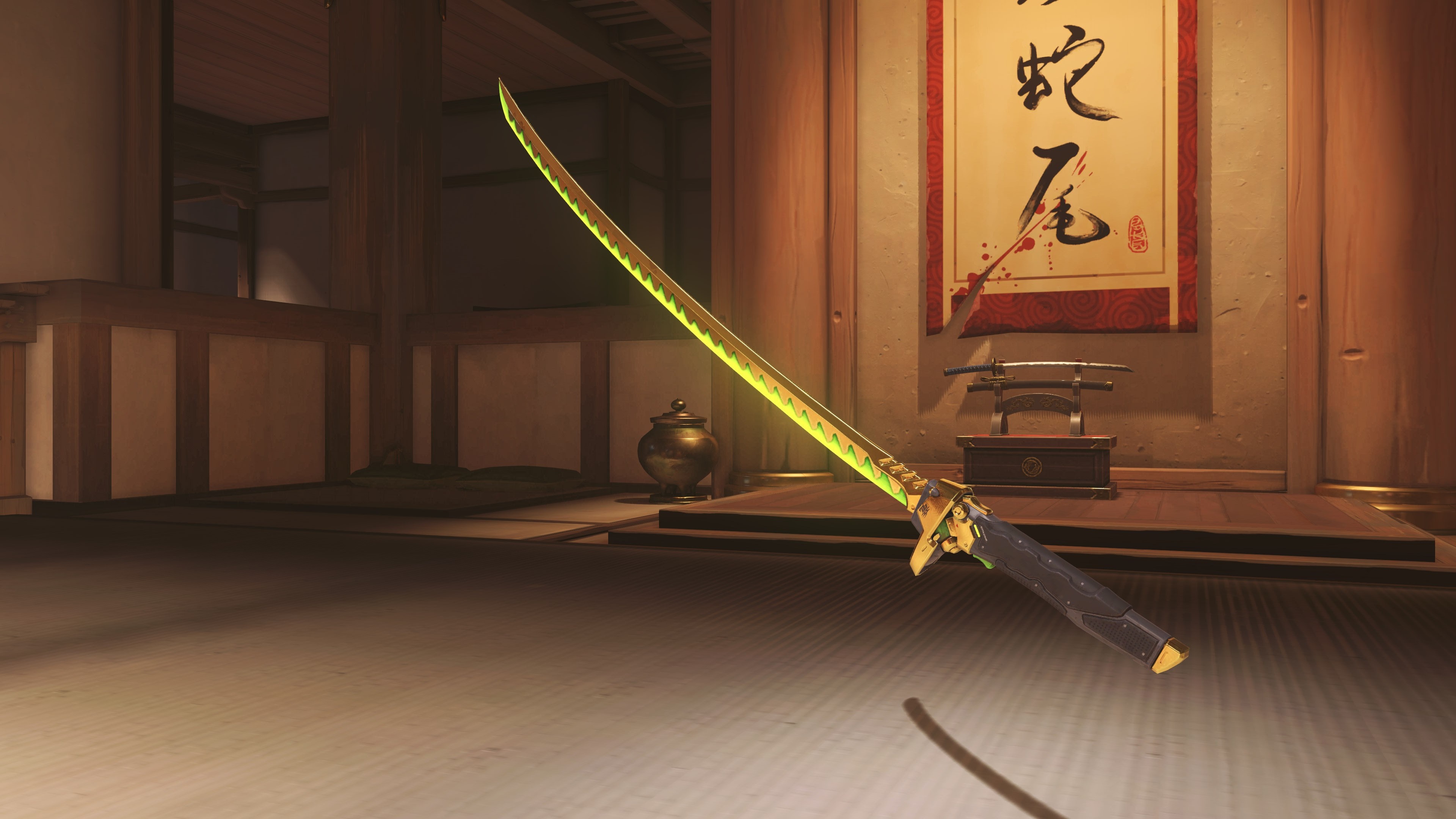 Genji's Katana from Overwatch HD Wallpaper