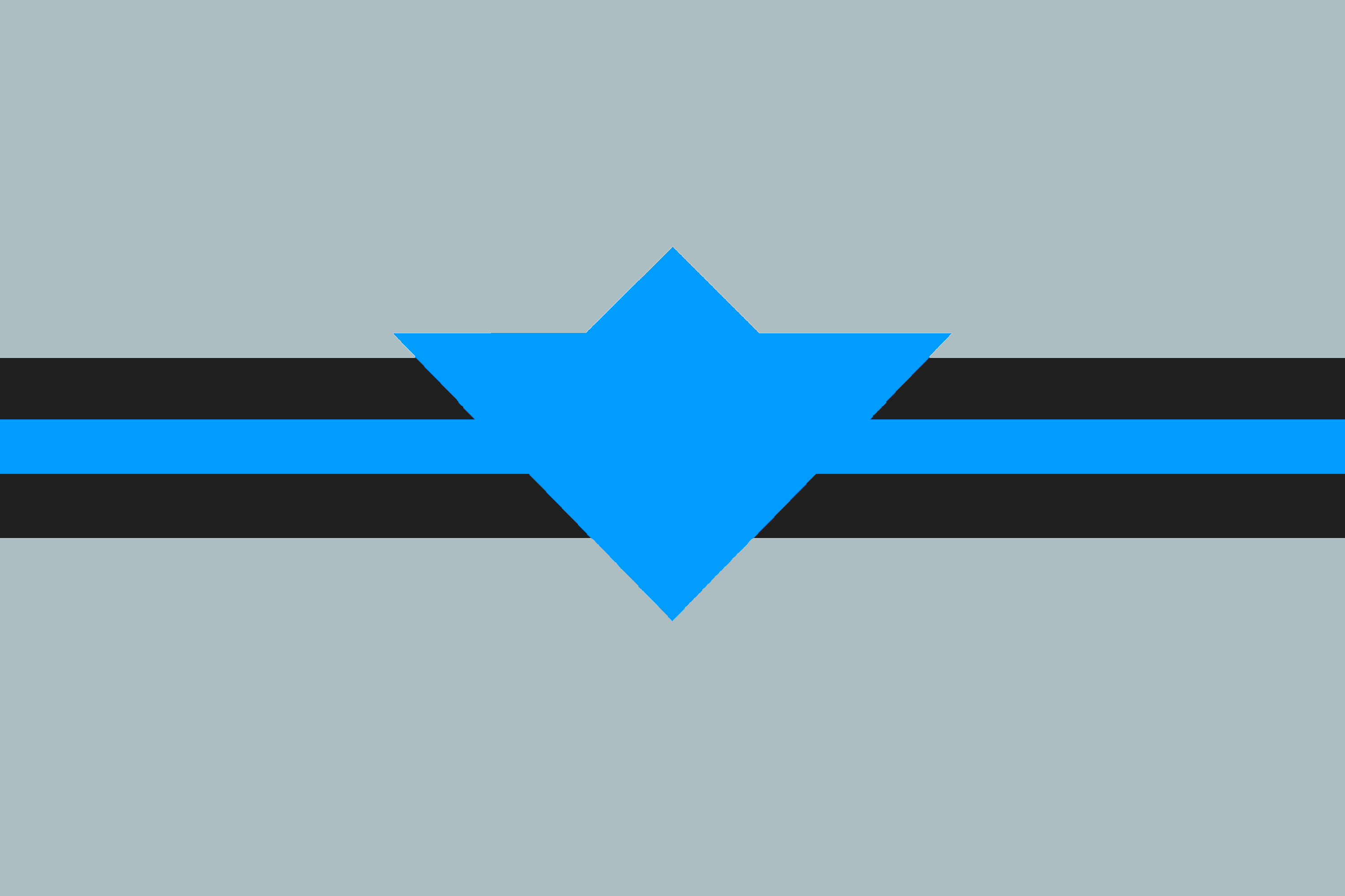 Abstract geometric design with blue star and lines HD Wallpaper