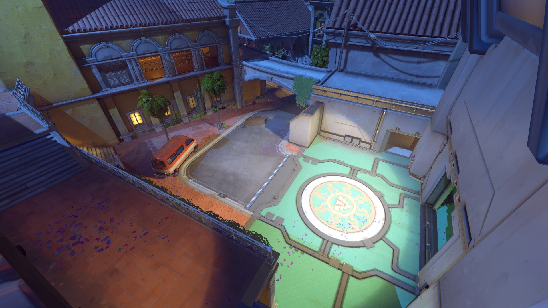 Overwatch Dorado map screenshot HD Wallpaper