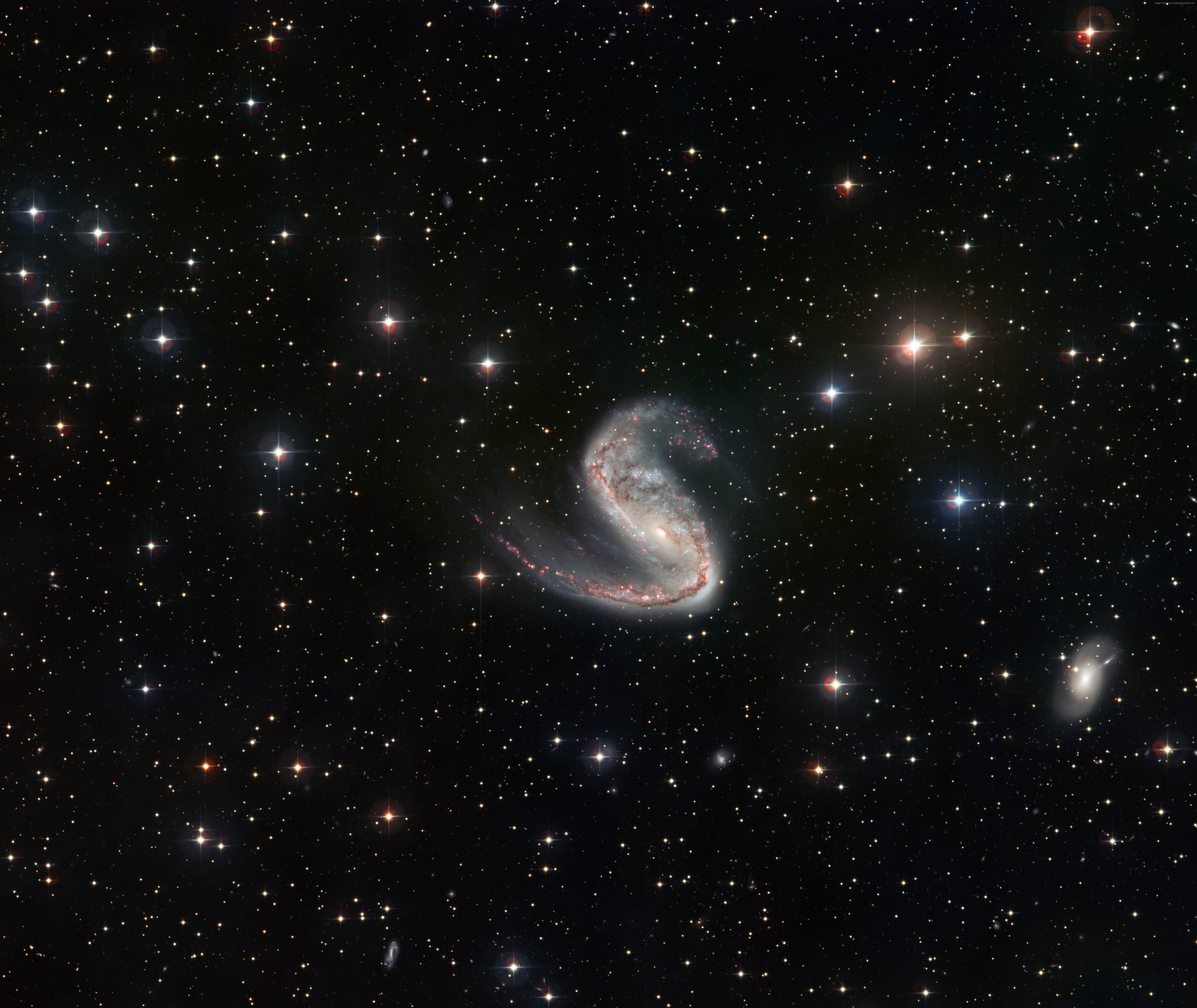 Messier 106 Galaxy HD Wallpaper