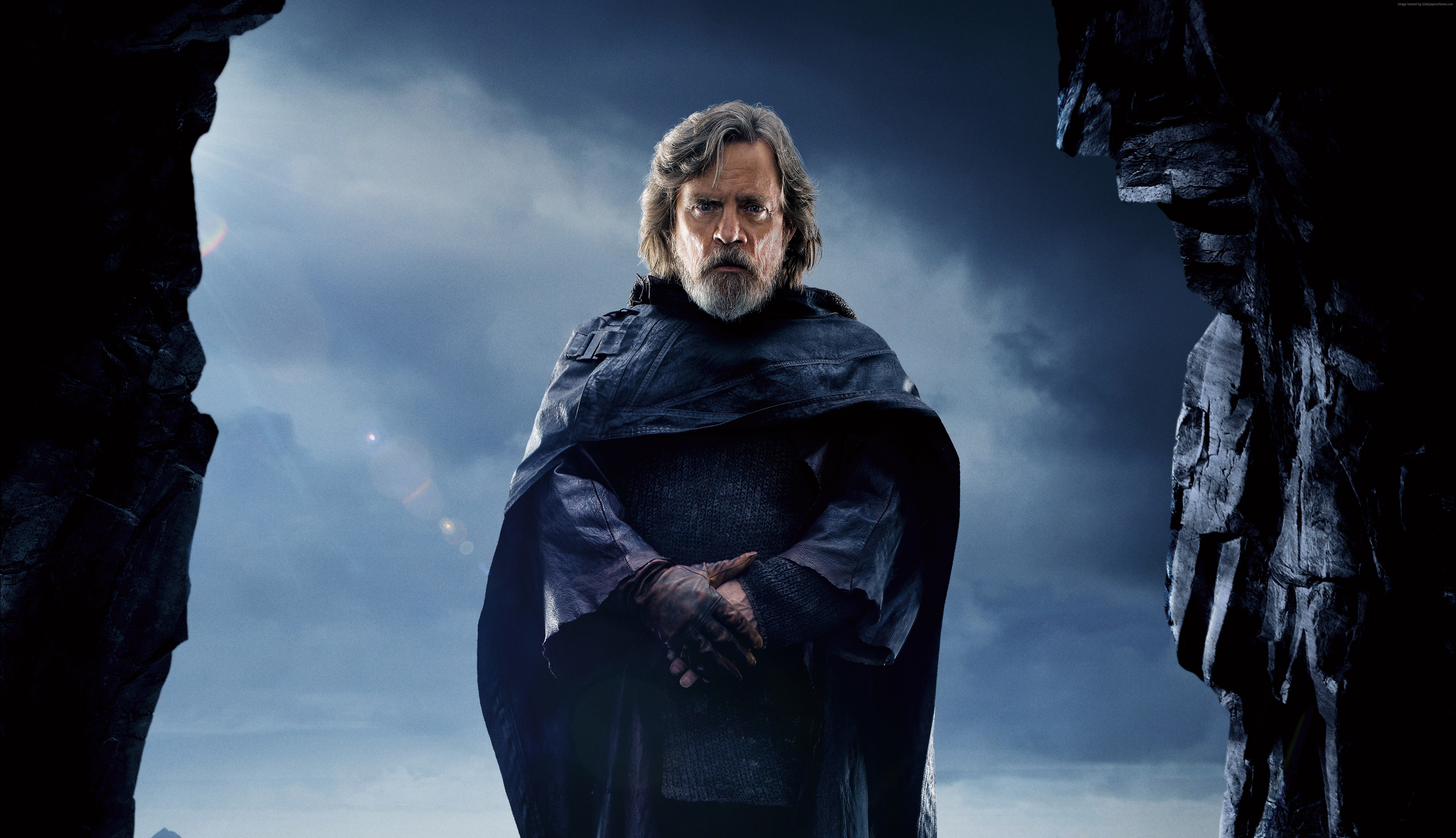 Luke Skywalker from Star Wars: The Last Jedi HD Wallpaper