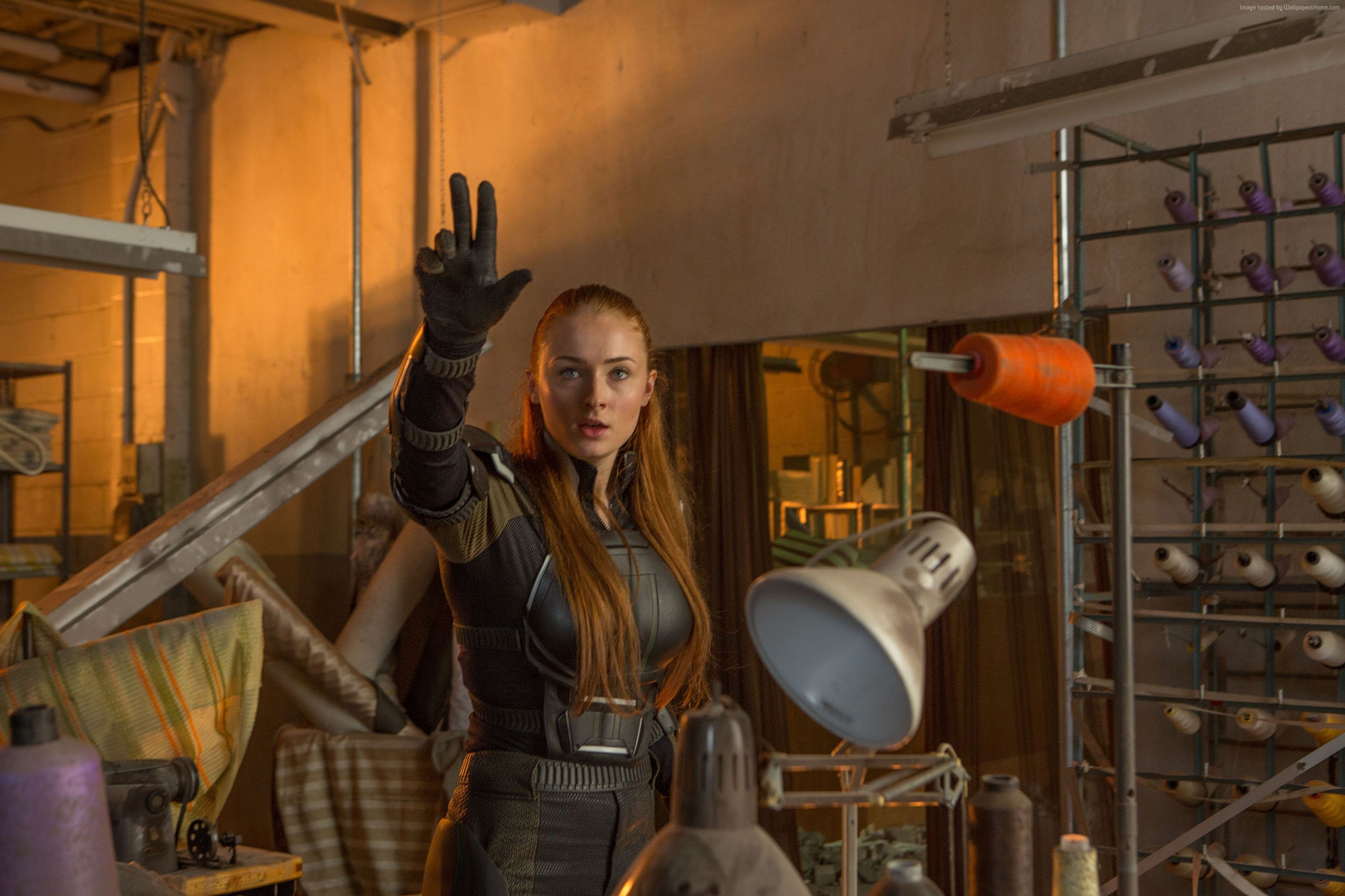 Jean Grey from X-Men: Dark Phoenix HD Wallpaper