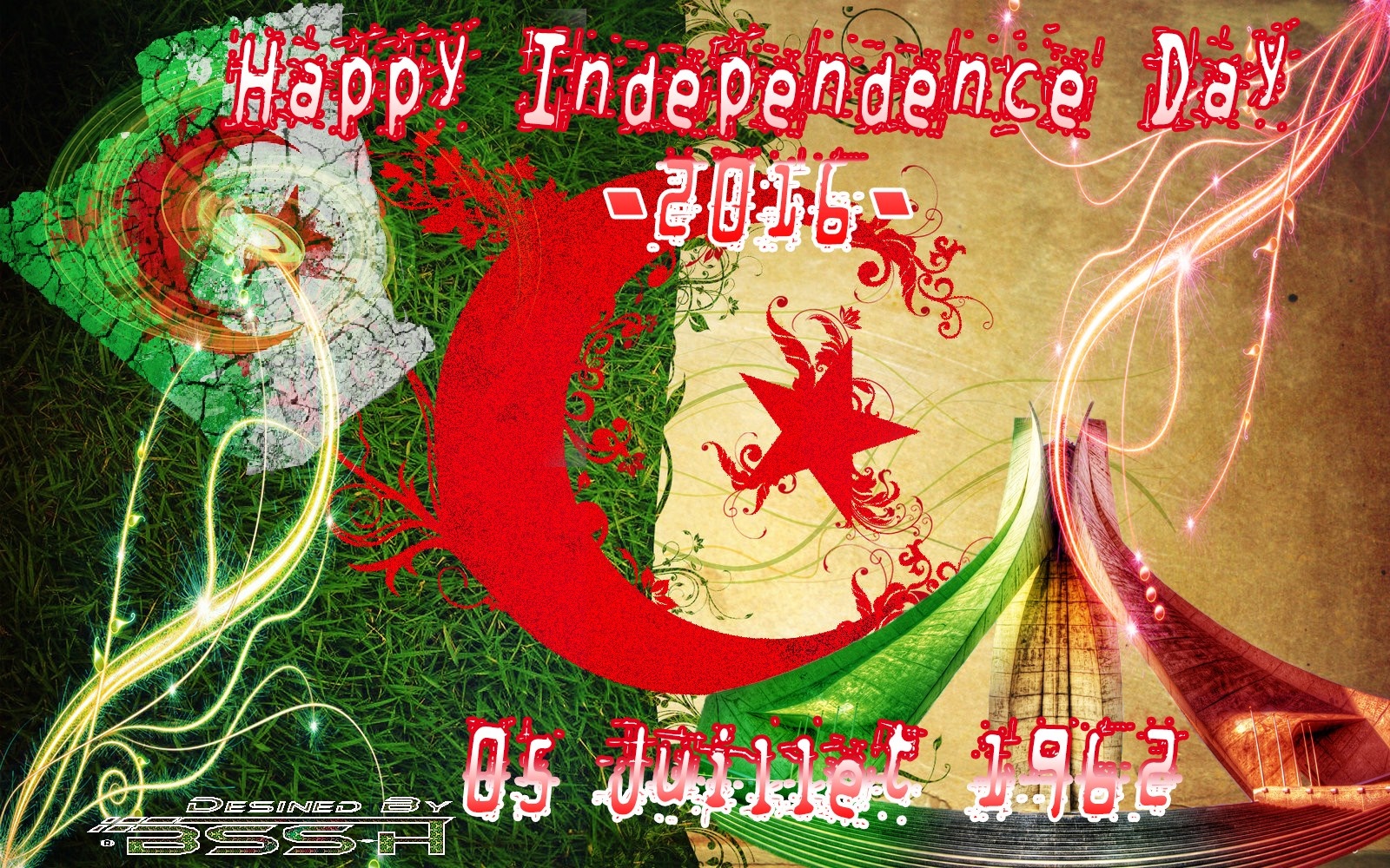 Algeria Independence Day 2016 Poster HD Wallpaper