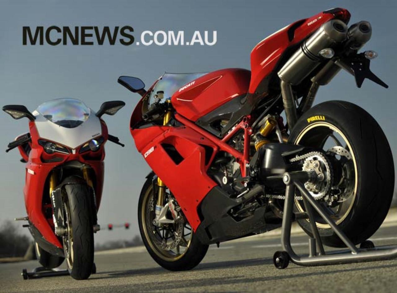 Black Ducati 749 Motorcycle HD Wallpaper