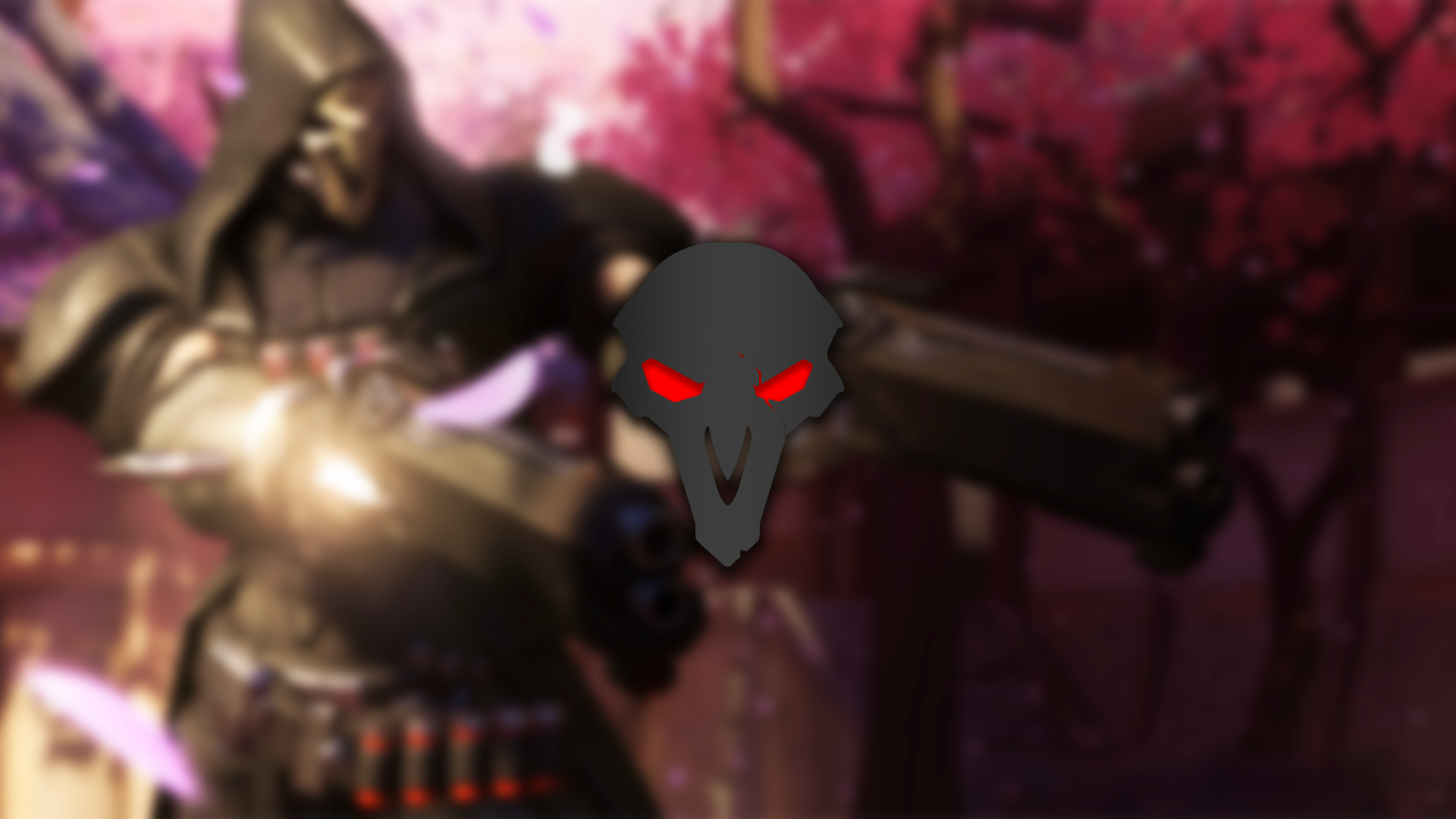 Reaper from Overwatch with his mask and guns HD Wallpaper