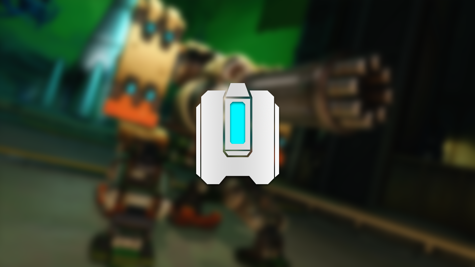 Bastion from Overwatch with a futuristic device HD Wallpaper