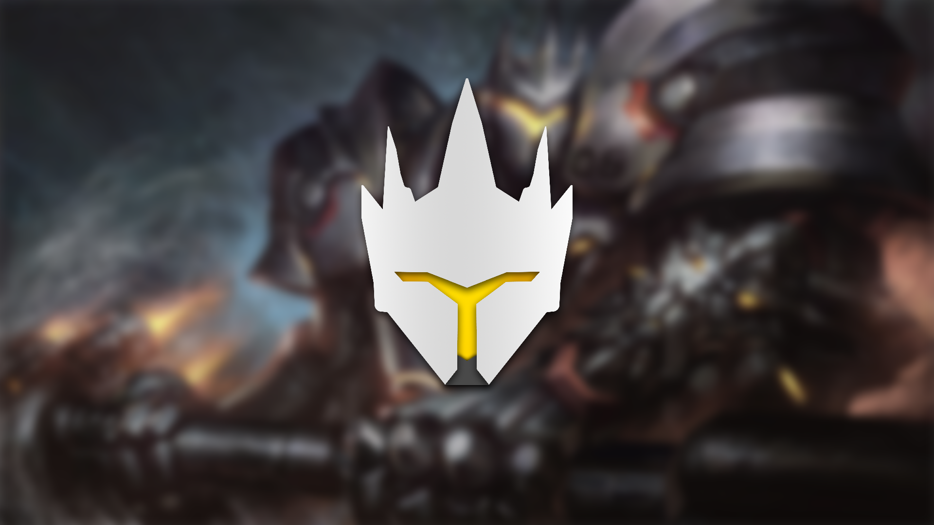 Reinhardt from Overwatch logo HD Wallpaper