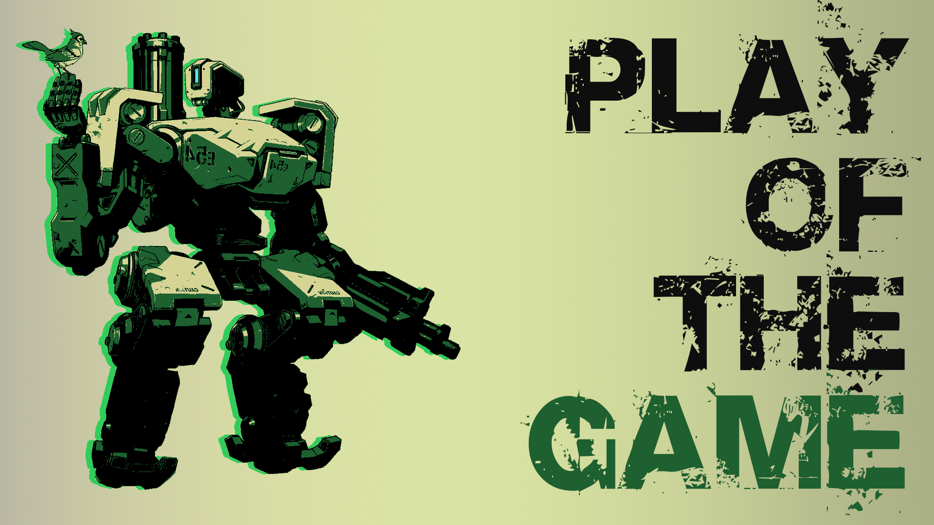 Bastion from Overwatch Play of the Game HD Wallpaper
