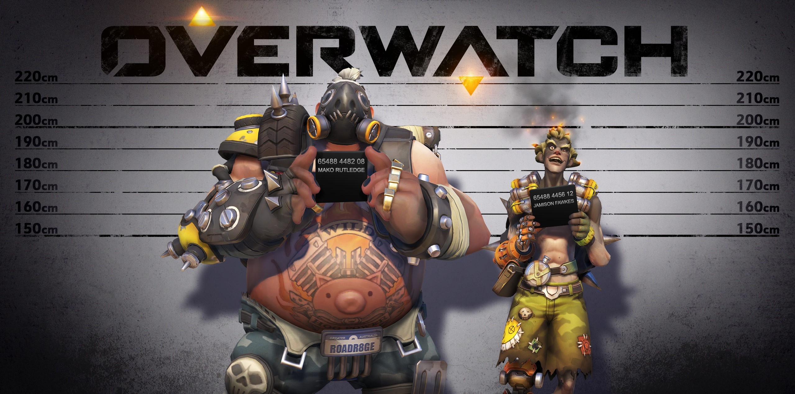 Roadhog and Junkrat from Overwatch HD Wallpaper