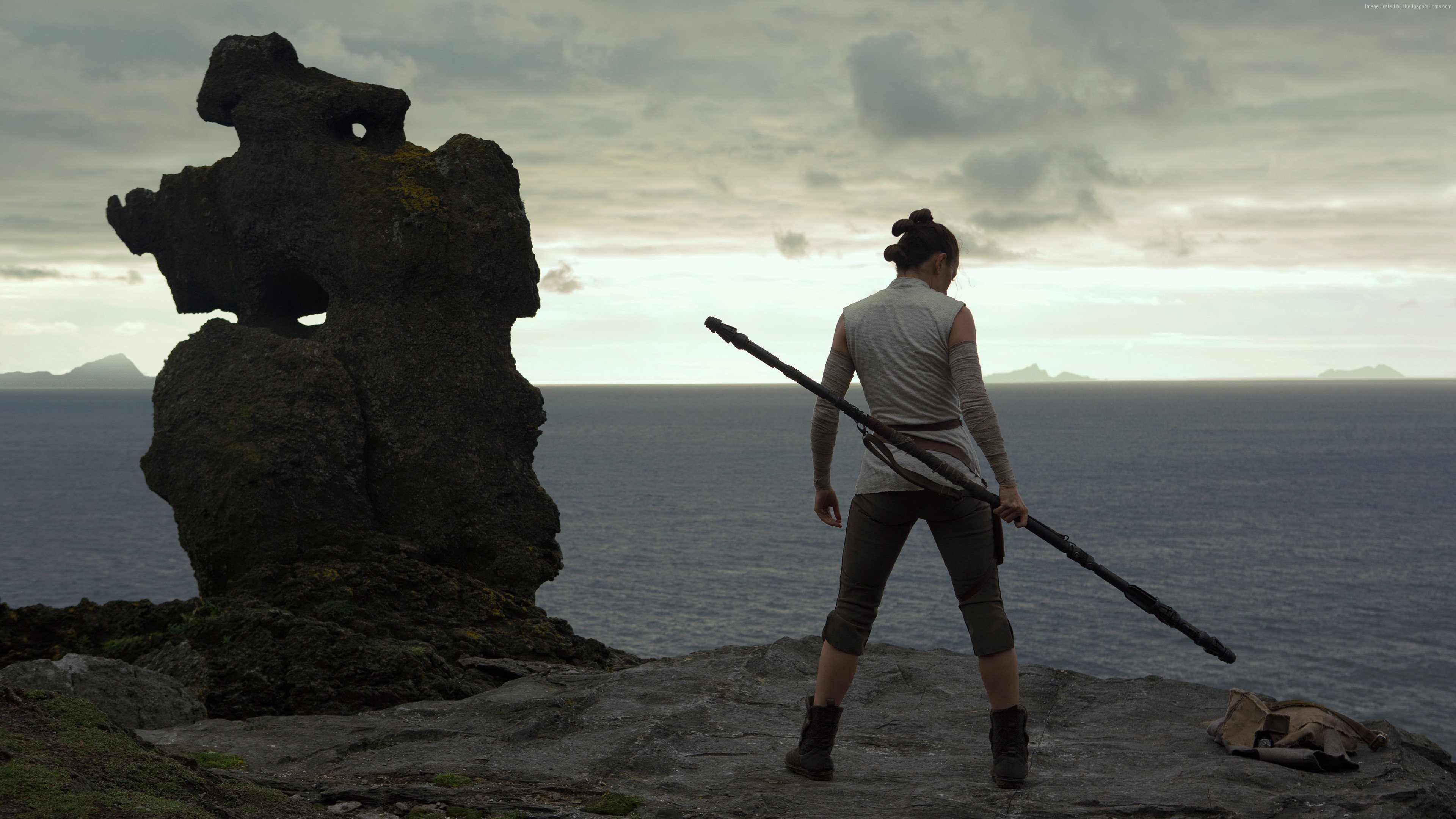 Rey from Star Wars: The Last Jedi 4K HD Wallpaper