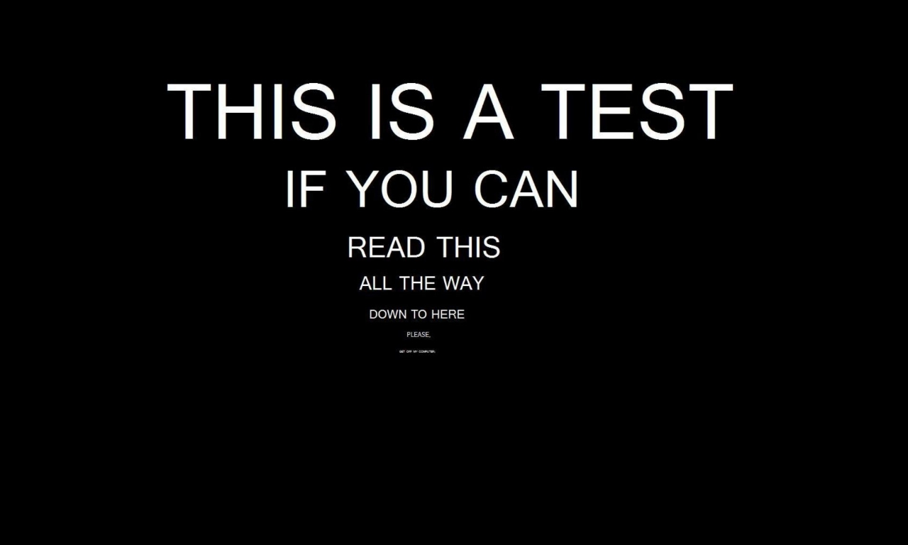 This is a test if you can read this HD Wallpaper