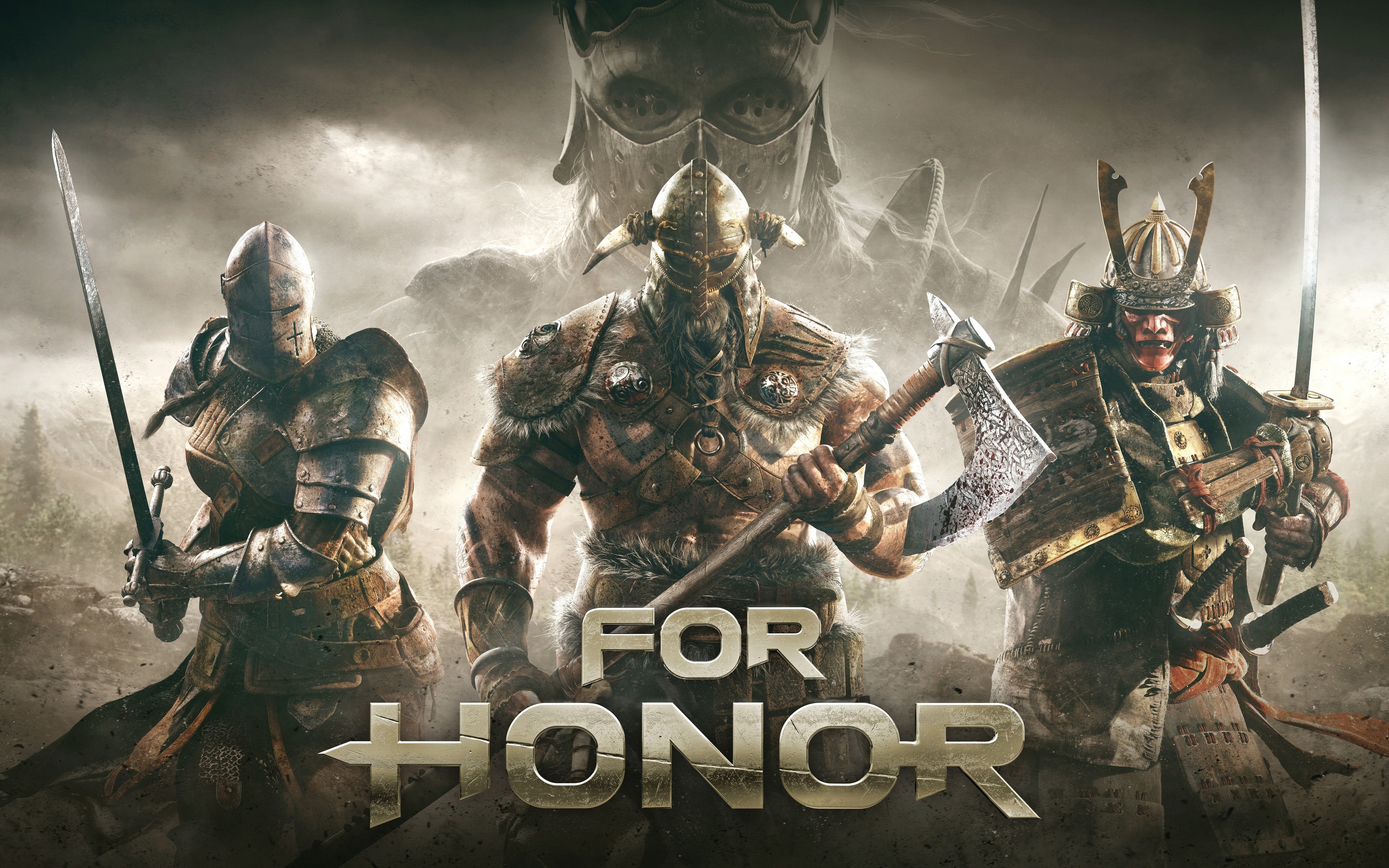 For Honor video game cover art with warriors HD Wallpaper