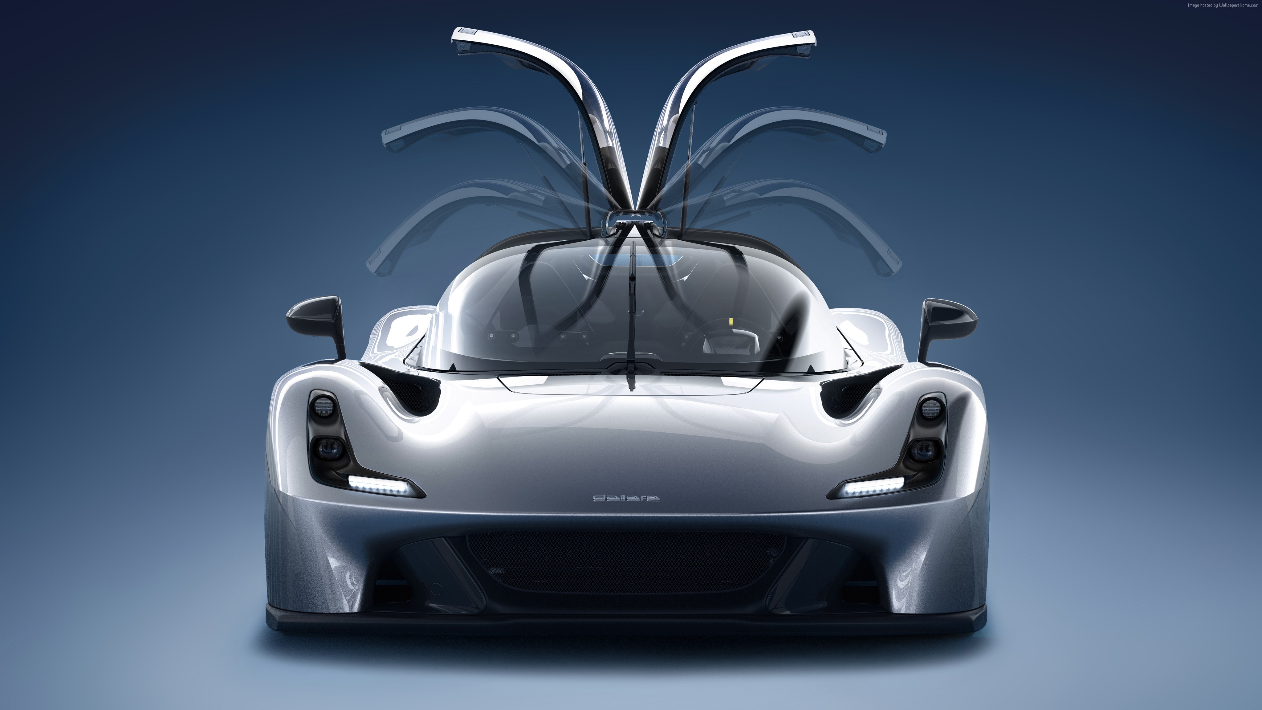 Dallara Stradale sport car with butterfly doors HD Wallpaper