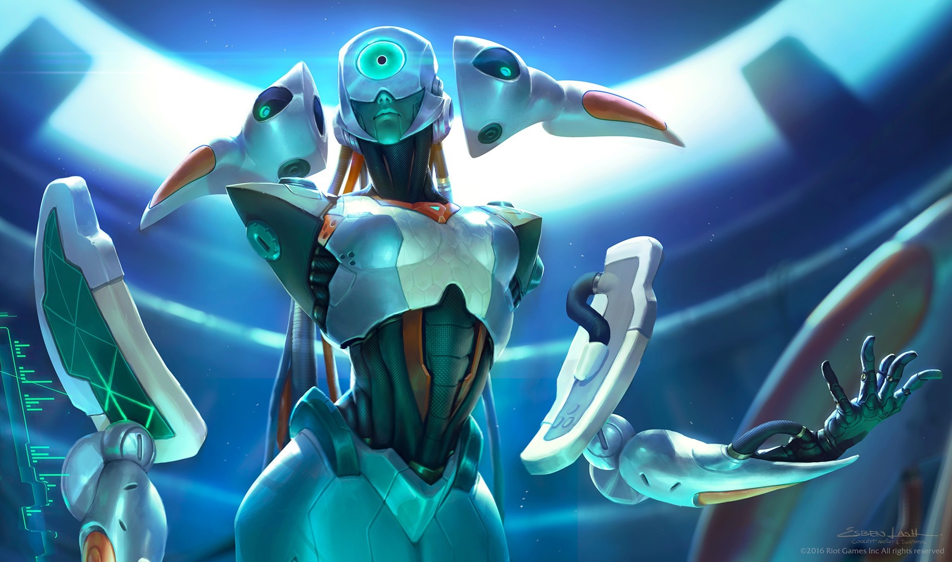 Orianna from League of Legends HD Wallpaper