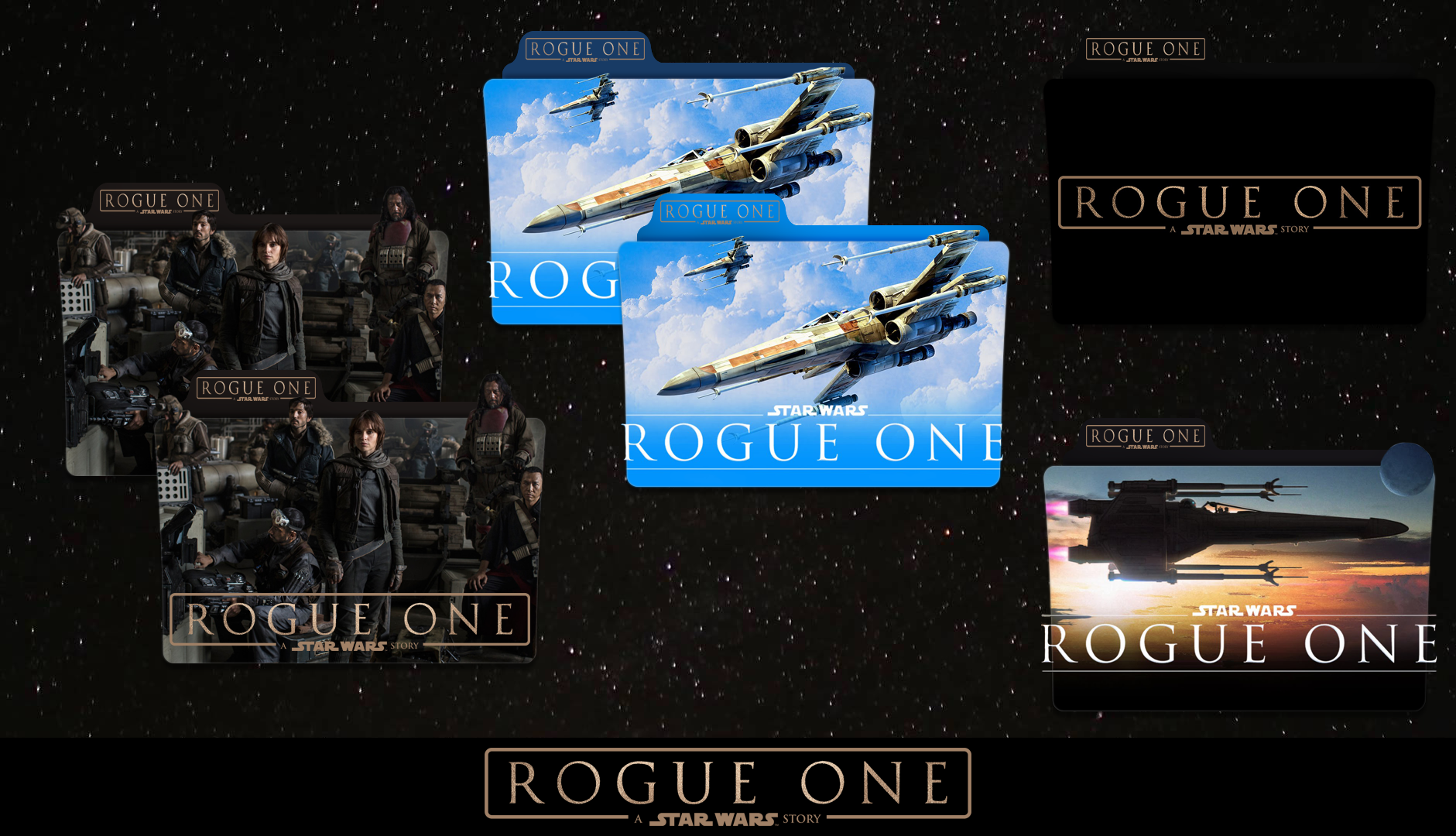 Rogue One A Star Wars Story collage HD Wallpaper