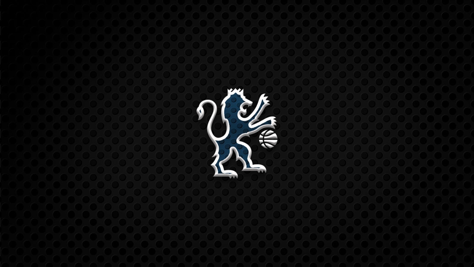 Lion with basketball logo HD Wallpaper