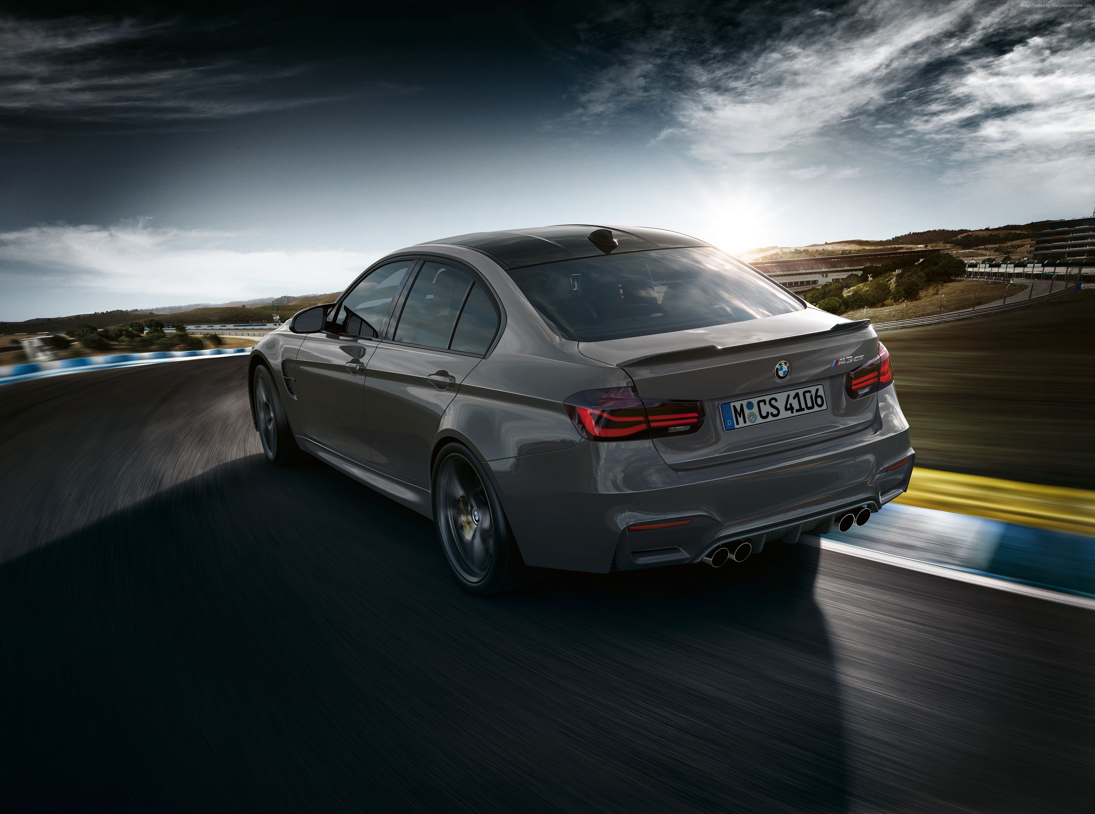 BMW M3 CS on a Racetrack 4K HD Wallpaper