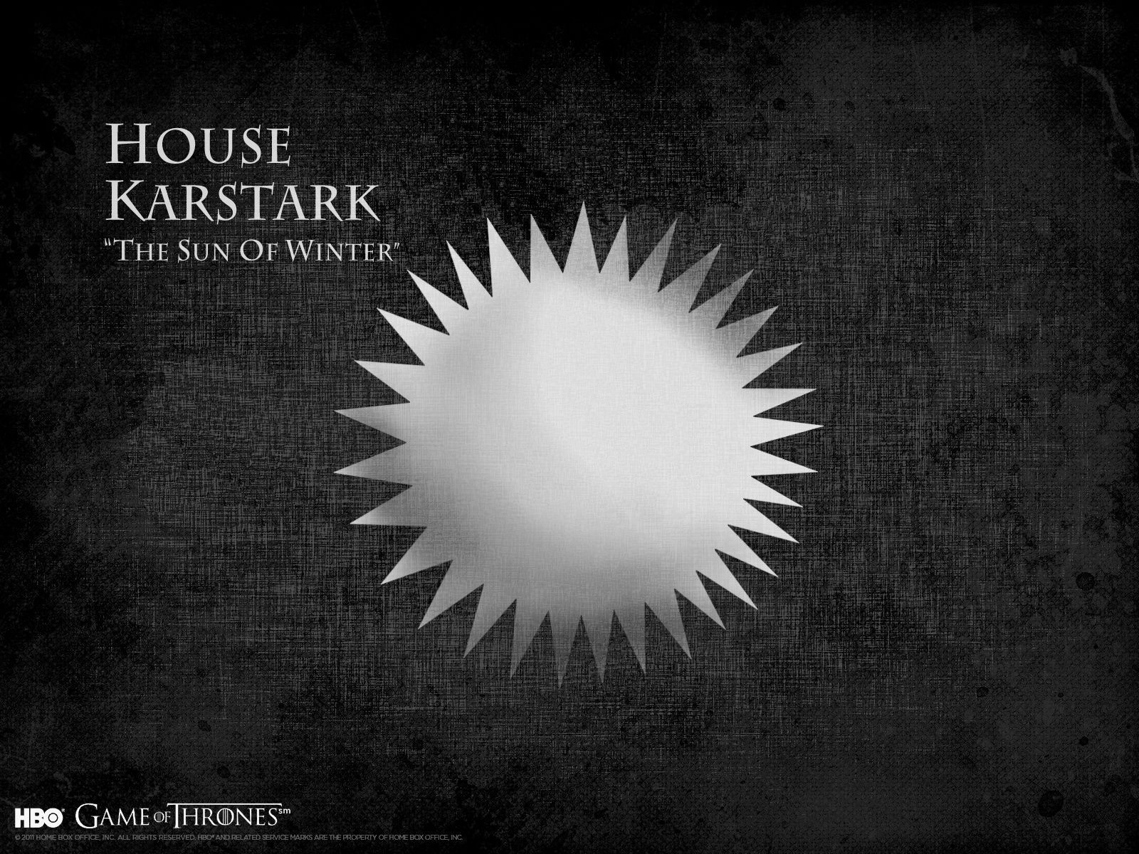 House Karstark The Sun of Winter Game of Thrones HD Wallpaper