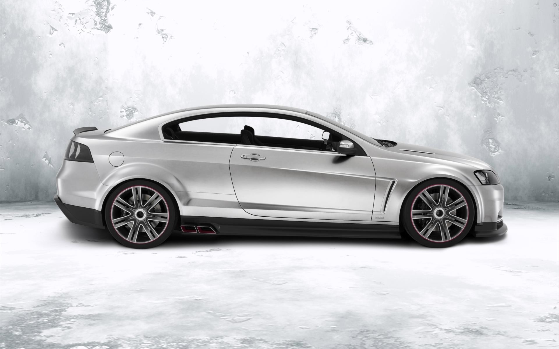 Silver sports coupe with custom rims HD Wallpaper