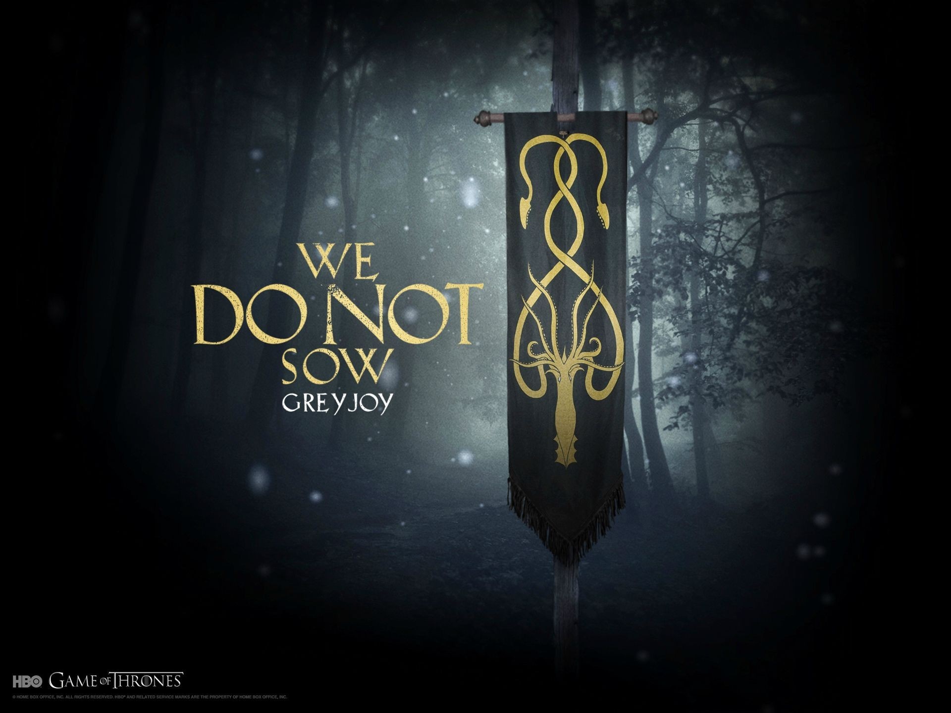 Game of Thrones Greyjoy We Do Not Sow Poster HD Wallpaper
