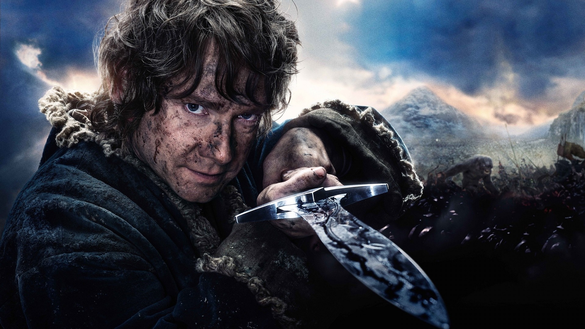 Bilbo Baggins from The Hobbit The Battle of the Five Armies HD Wallpaper