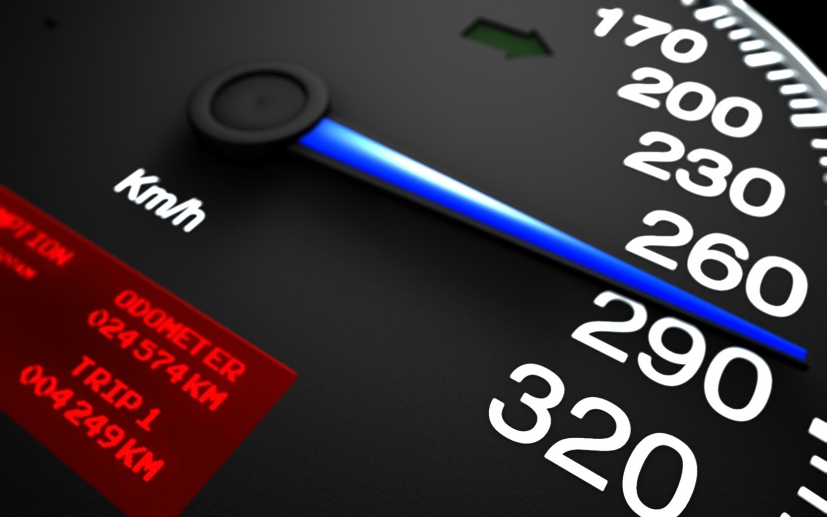 Car speedometer and odometer display HD Wallpaper
