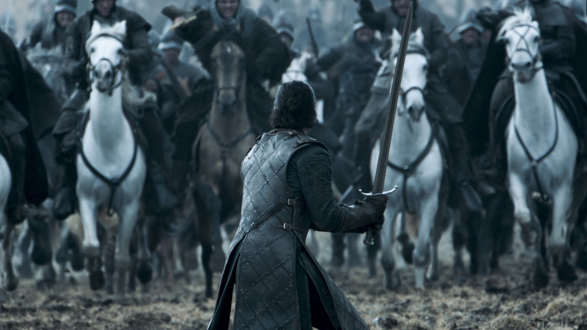 Jon Snow from Game of Thrones in battle HD Wallpaper